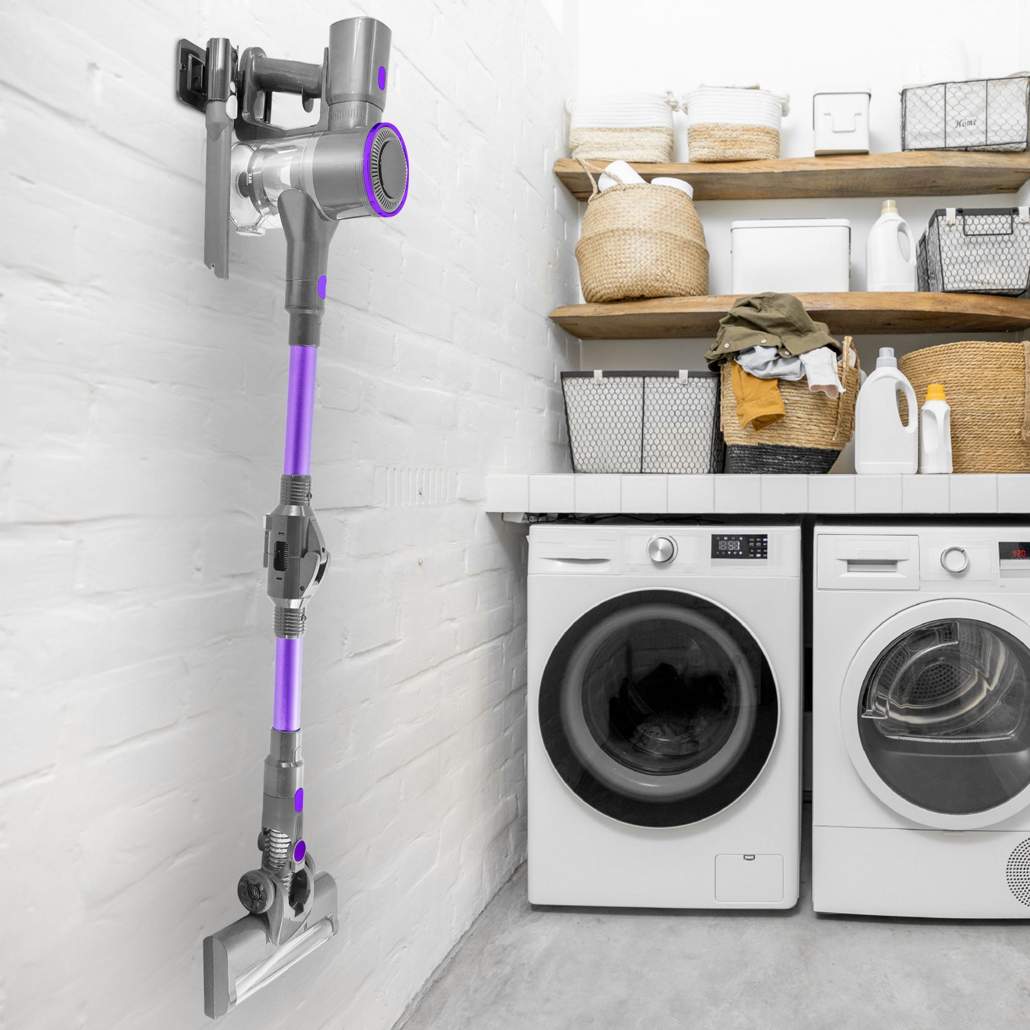 Voir la diapositive 12 : VORTEX Aspirateur balai F17 - Gris