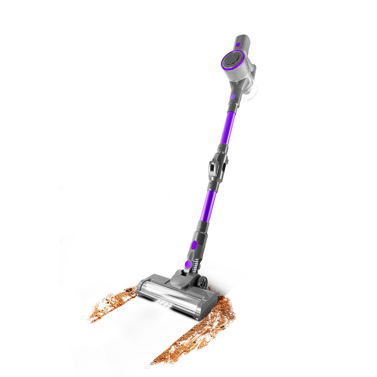 VORTEX Aspirateur balai F17 - Gris