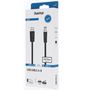Voir la diapositive 2 : HAMA Câble USB 2.0 A/B 1.50m - Noir