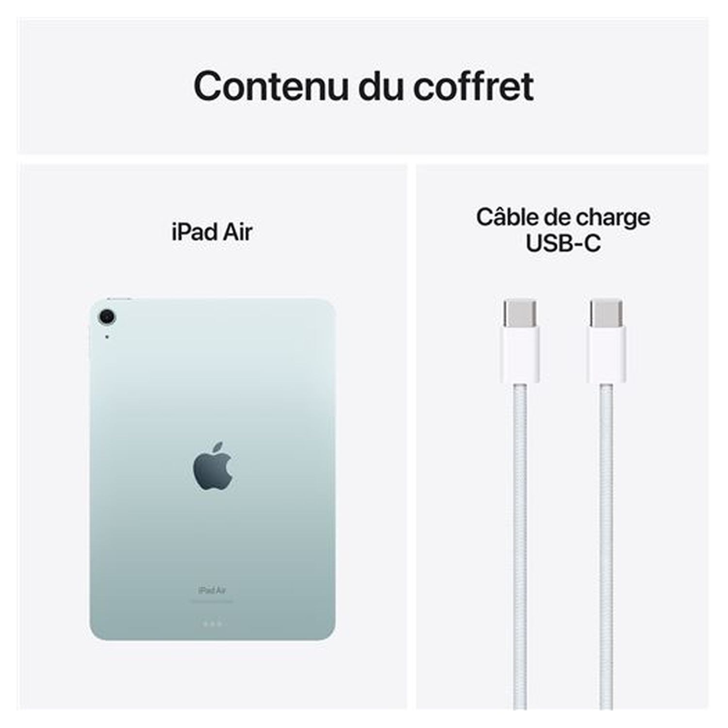 Voir la diapositive 10 : APPLE Tablette tactile iPad Air 11" WIFI 128Go M2 - Gris