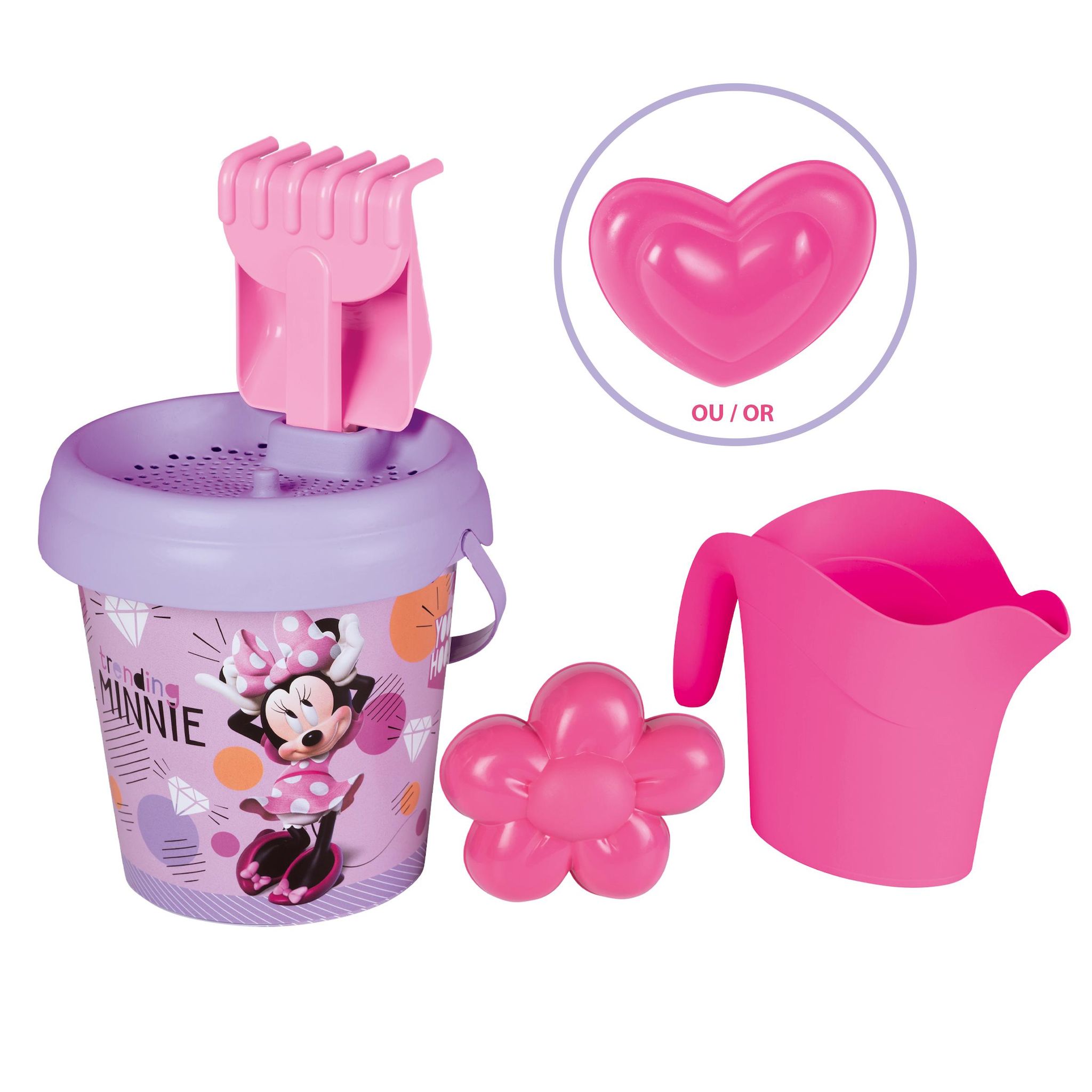 SMOBY Seau garni+ arrosoir Minnie