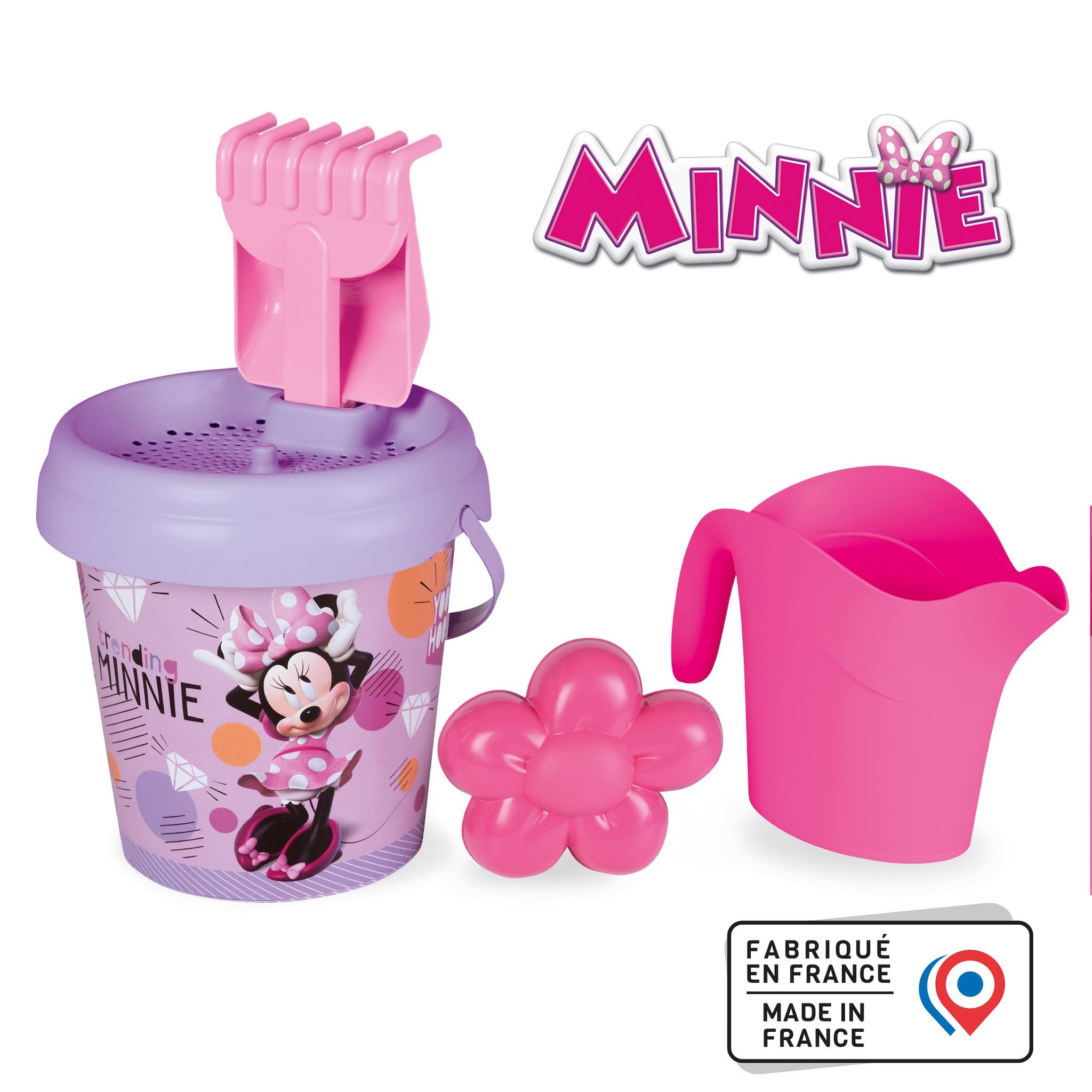 Voir la diapositive 2 : SMOBY Seau garni+ arrosoir Minnie