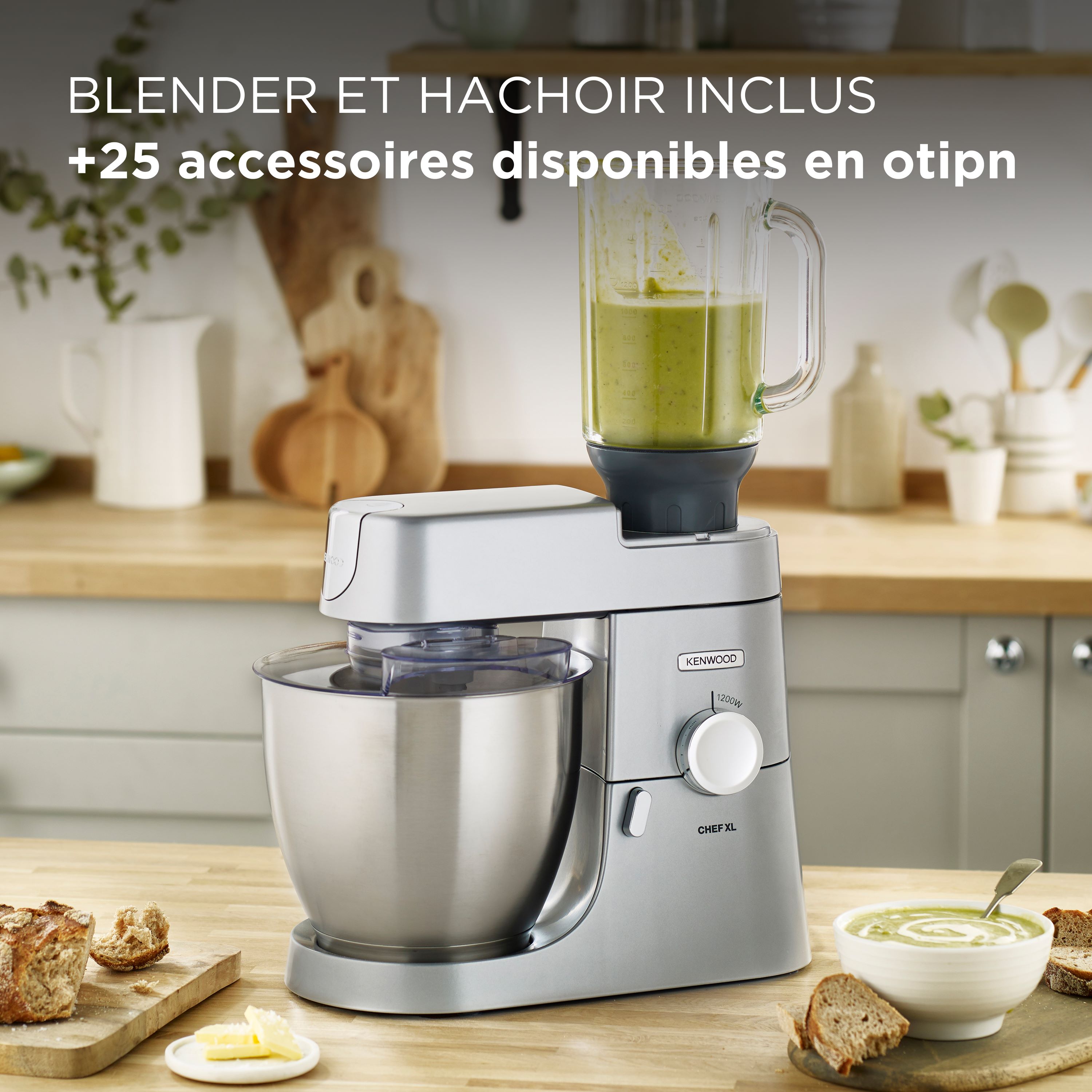 Voir la diapositive 3 : KENWOOD Robot pâtissier KVL4170S - Gris