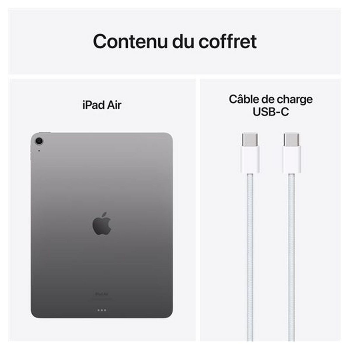 APPLE Tablette tactile iPad Air 13" WIFI 128Go M2 - Gris sidéral