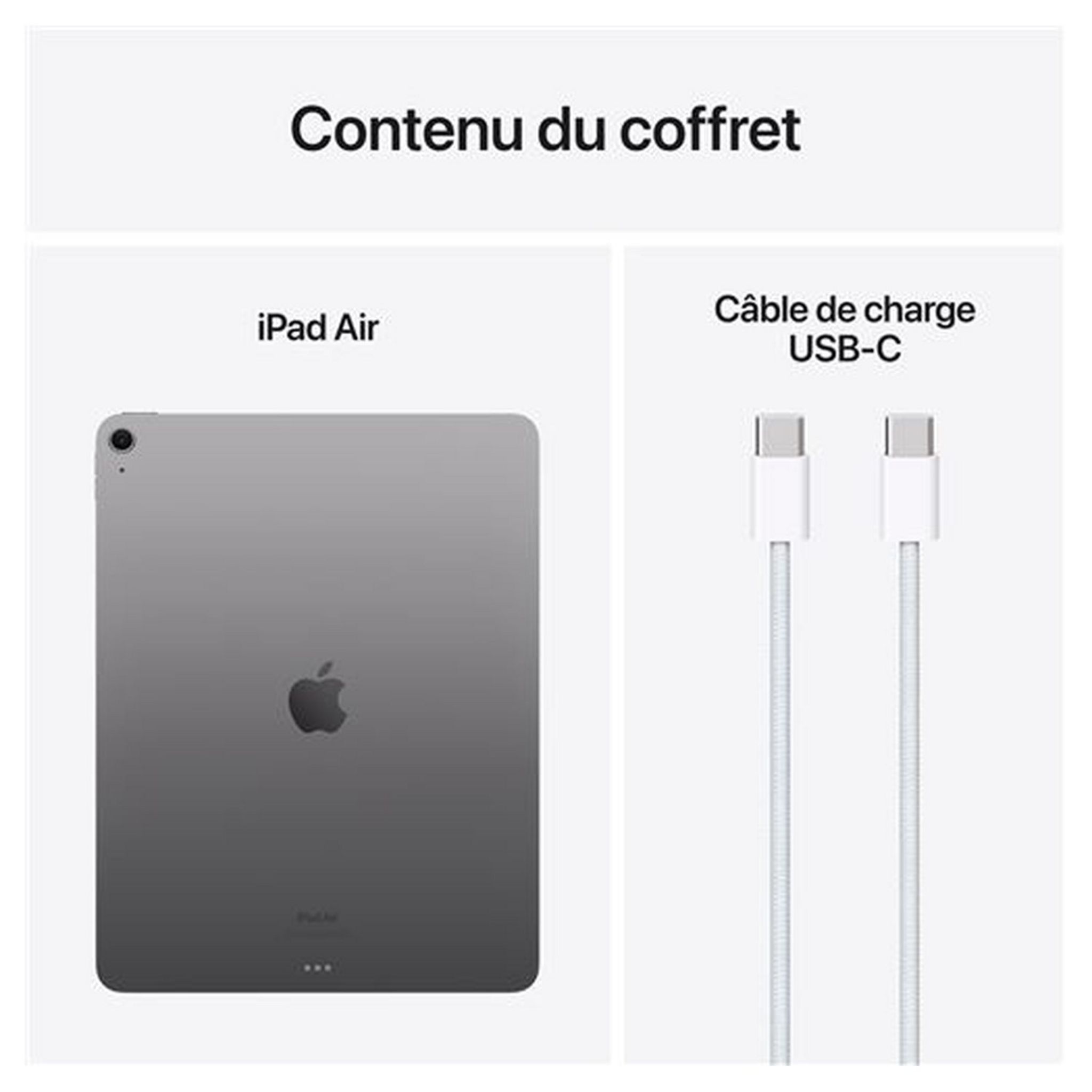 Voir la diapositive 10 : APPLE Tablette tactile iPad Air 13" WIFI 128Go M2 - Gris sidéral