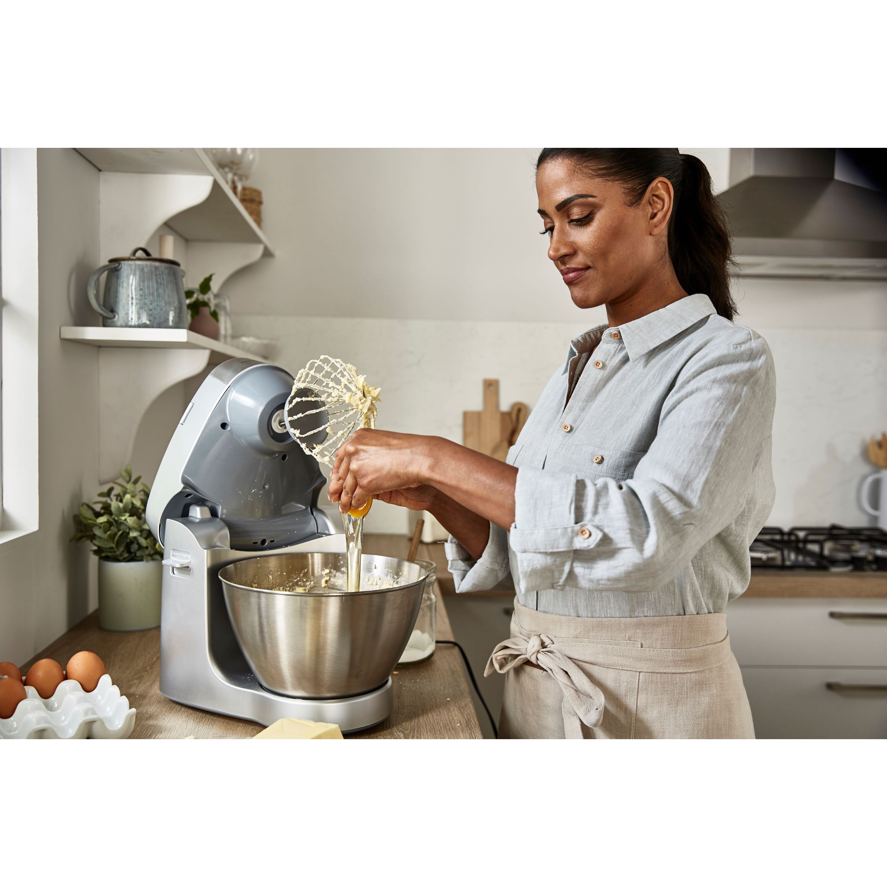 Voir la diapositive 16 : KENWOOD Robot pâtissier Prospero+ KHC29AM0SI - Gris