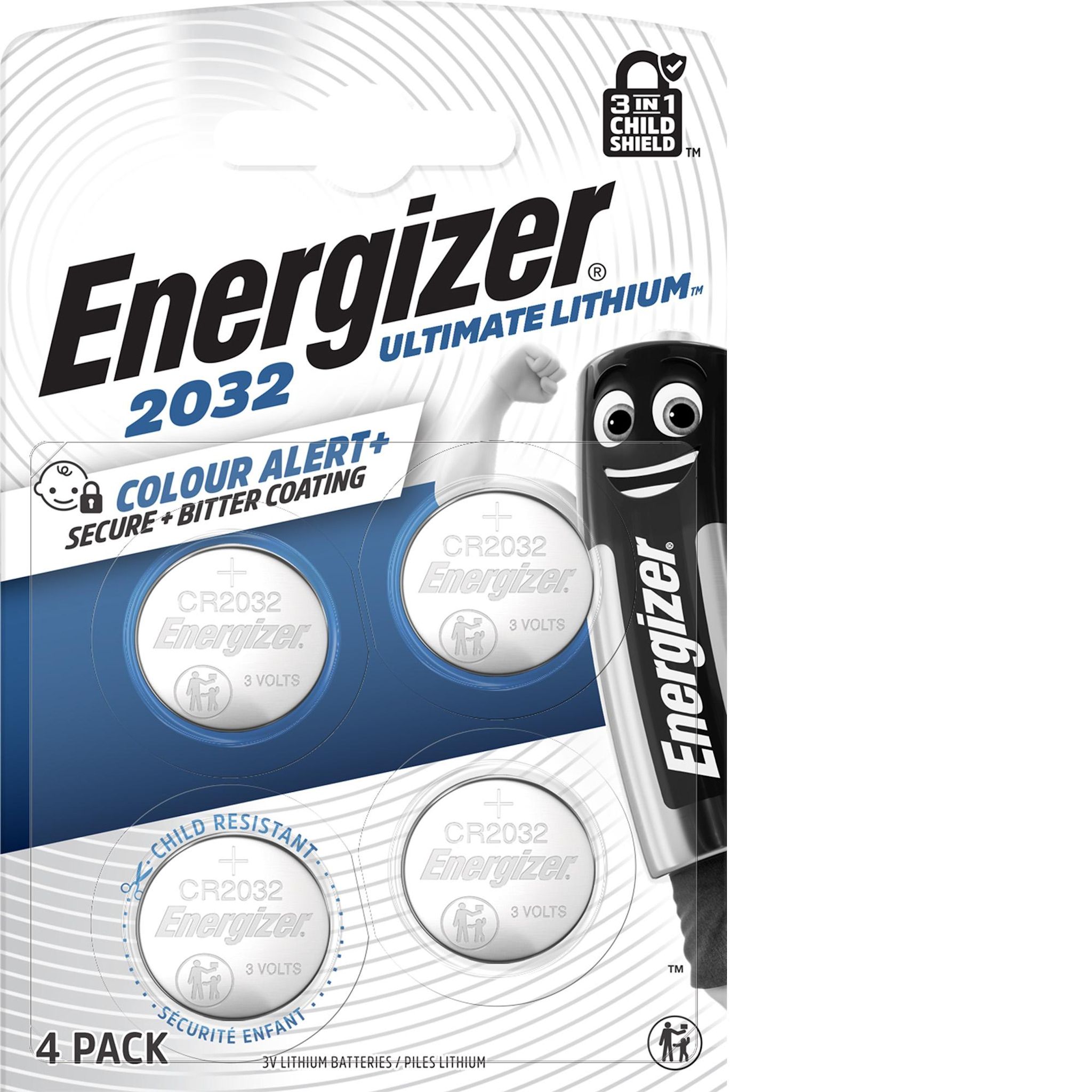 ENERGIZER 4 piles CR2032 Ultimate Lithium