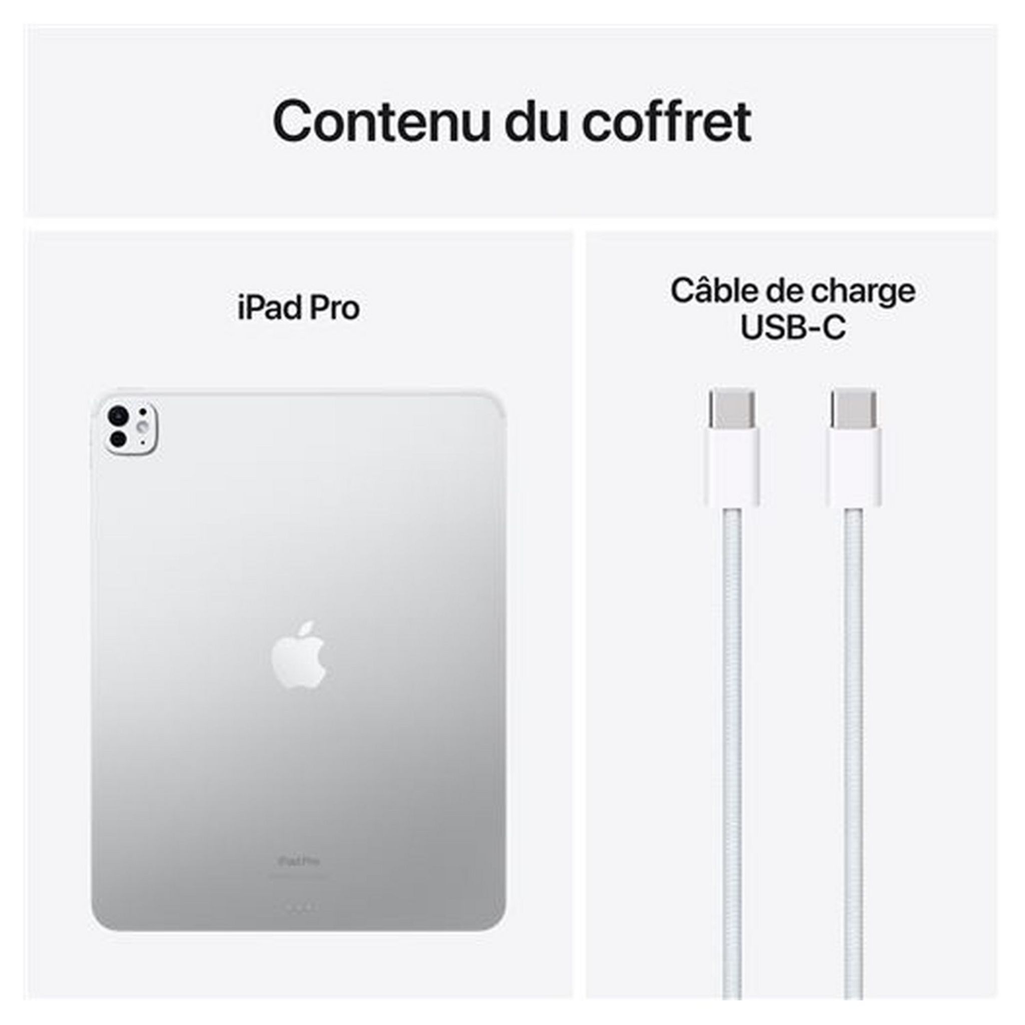 Voir la diapositive 10 : APPLE Tablette tactile iPad Pro 13" WIFI+Cellulaire 512Go M14 - Argent