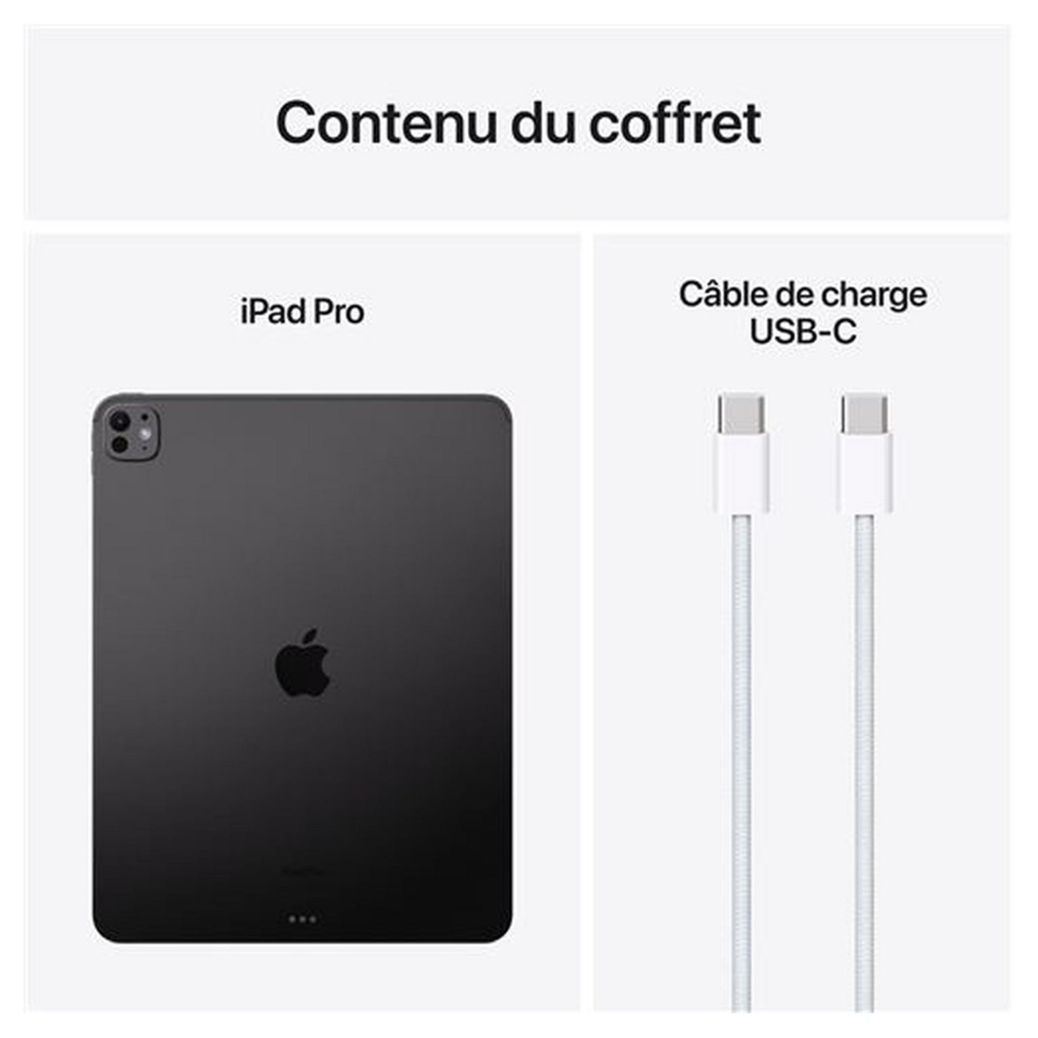 Voir la diapositive 10 : APPLE Tablette tactile iPad Pro 13" WIFI+Cellulaire 512Go M14 - Noir Sidéral