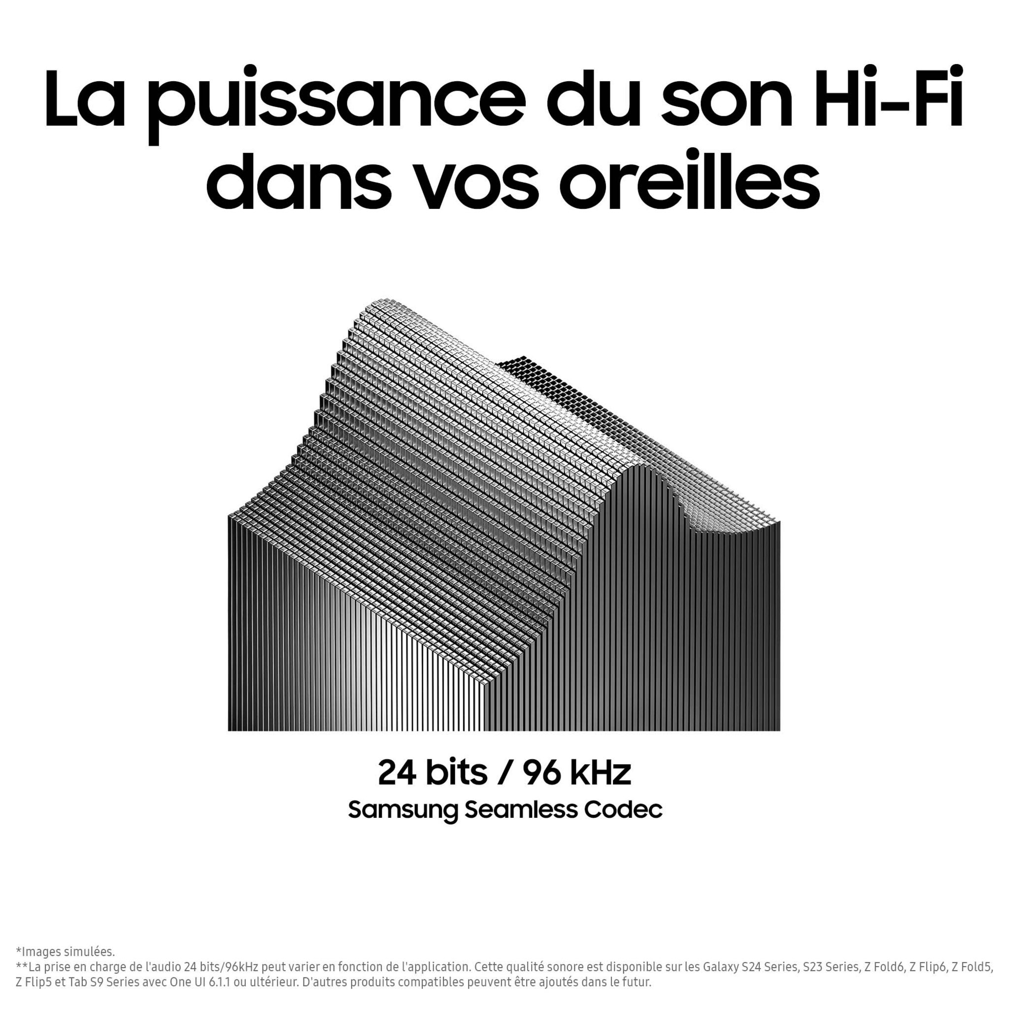 Voir la diapositive 4 : SAMSUNG Écouteurs Galaxy Buds 3 - Gris