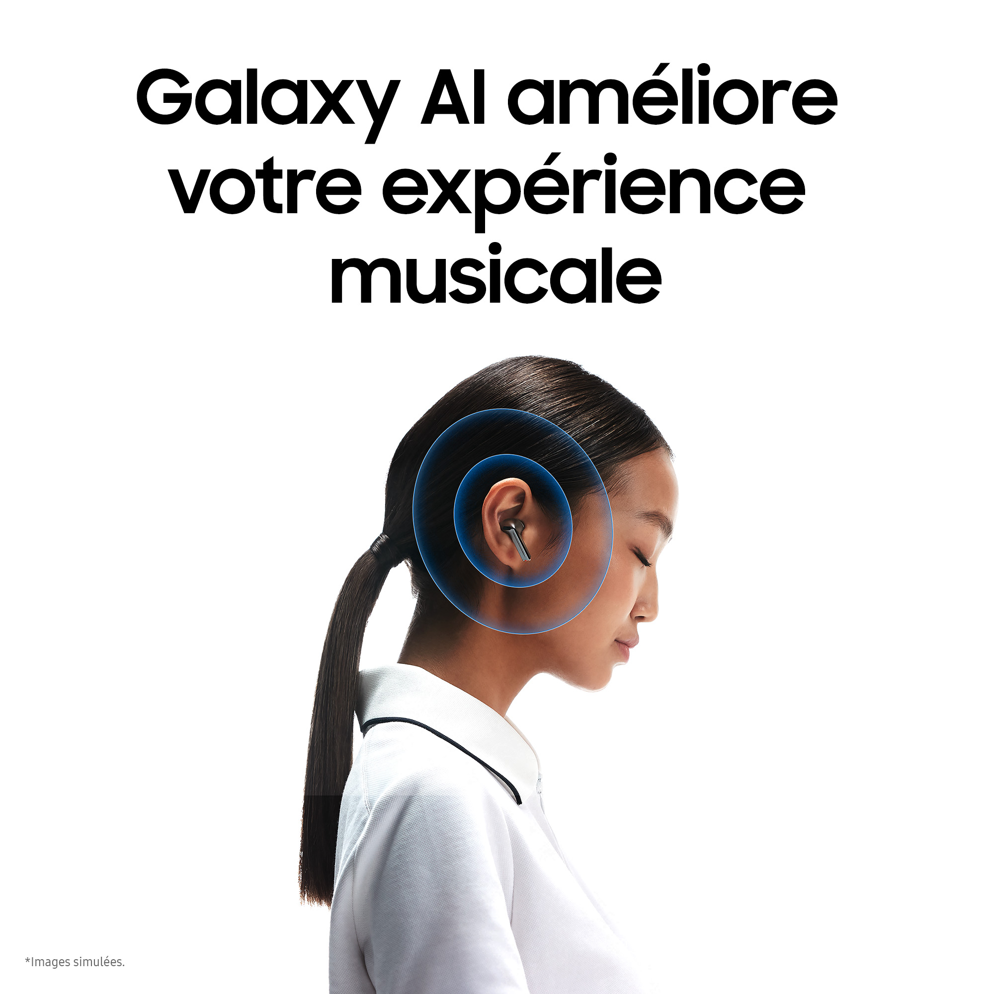 Voir la diapositive 7 : SAMSUNG Écouteurs Galaxy Buds 3 - Gris