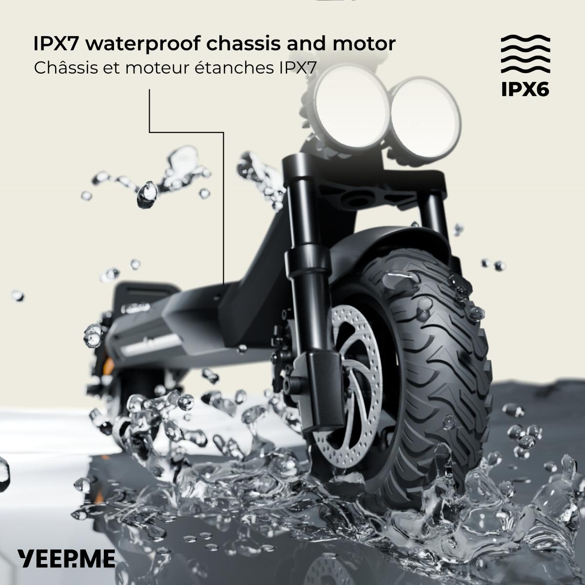 Voir la diapositive 7 : YEEP.ME Trottinette électrique 100 SUV Dakar