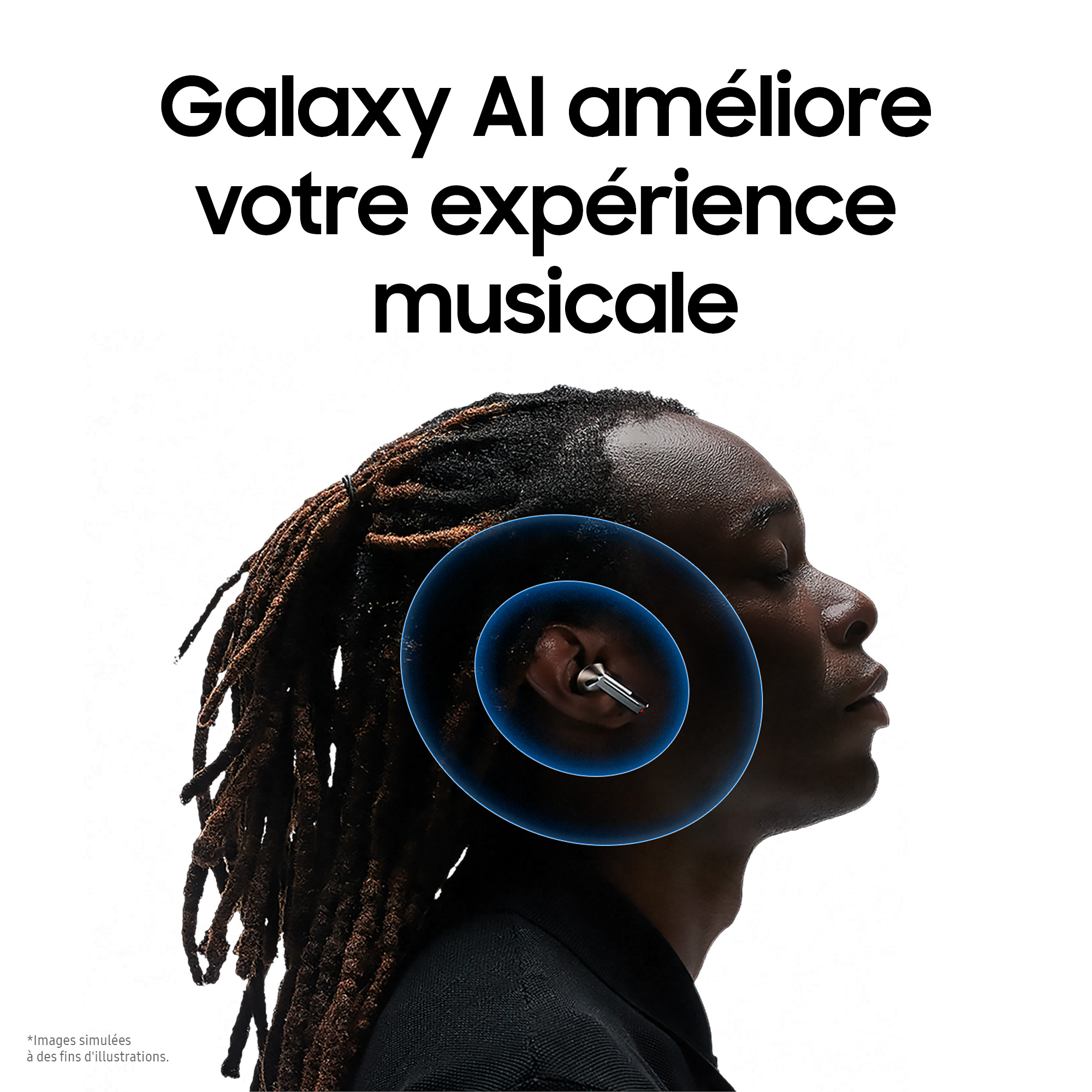 Voir la diapositive 8 : SAMSUNG Écouteurs Galaxy Buds 3 Pro - Gris