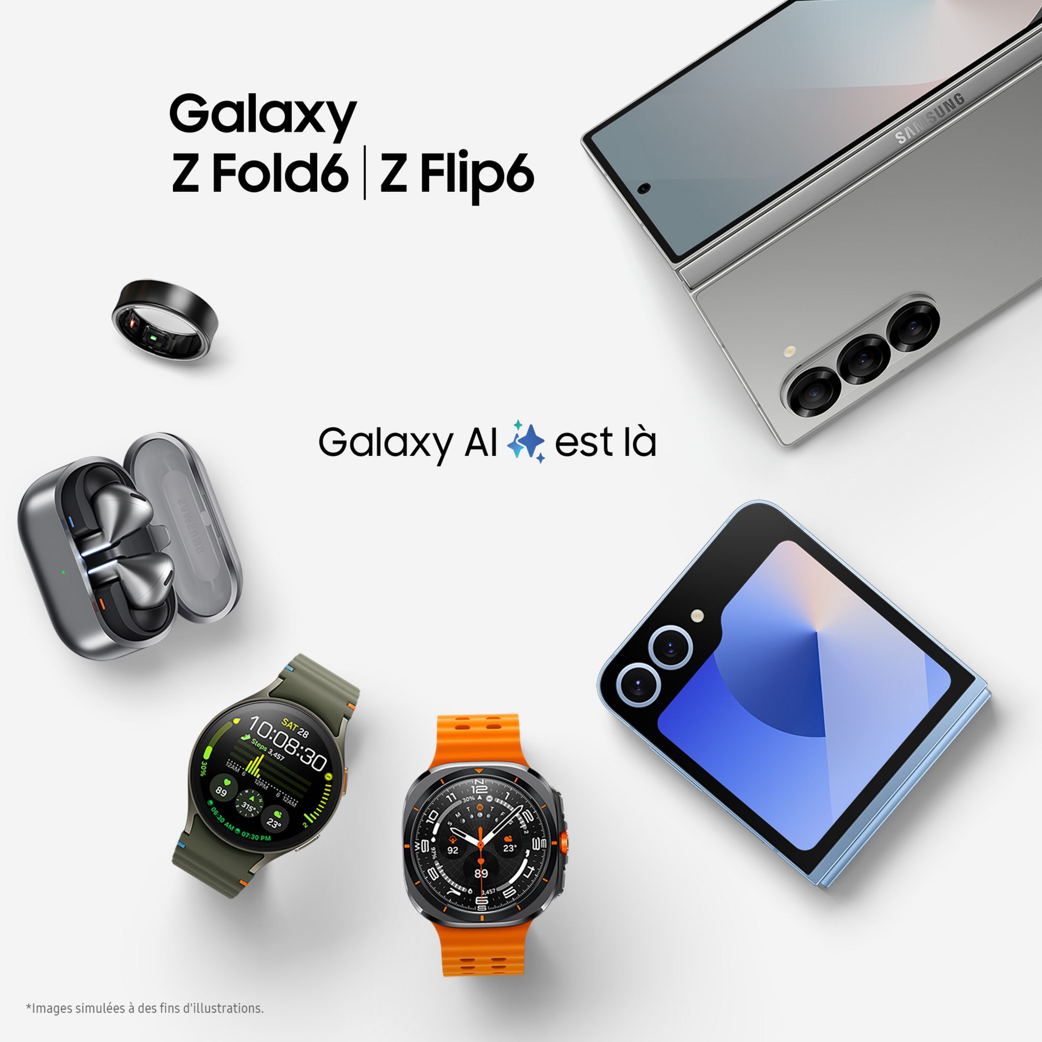 Voir la diapositive 10 : SAMSUNG Écouteurs Galaxy Buds 3 Pro - Gris