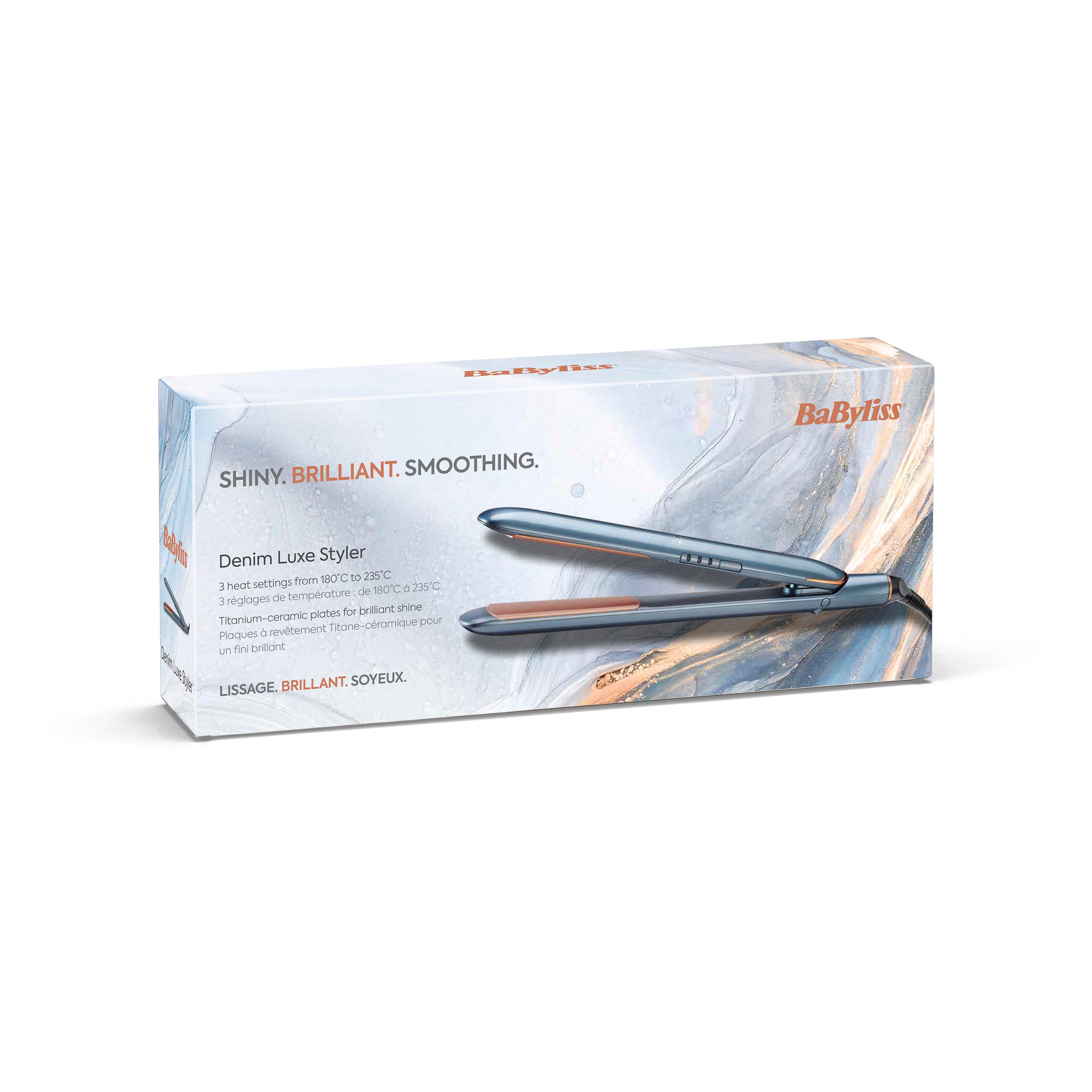 Voir la diapositive 3 : BABYLISS Lisseur ST251PE - Bleu