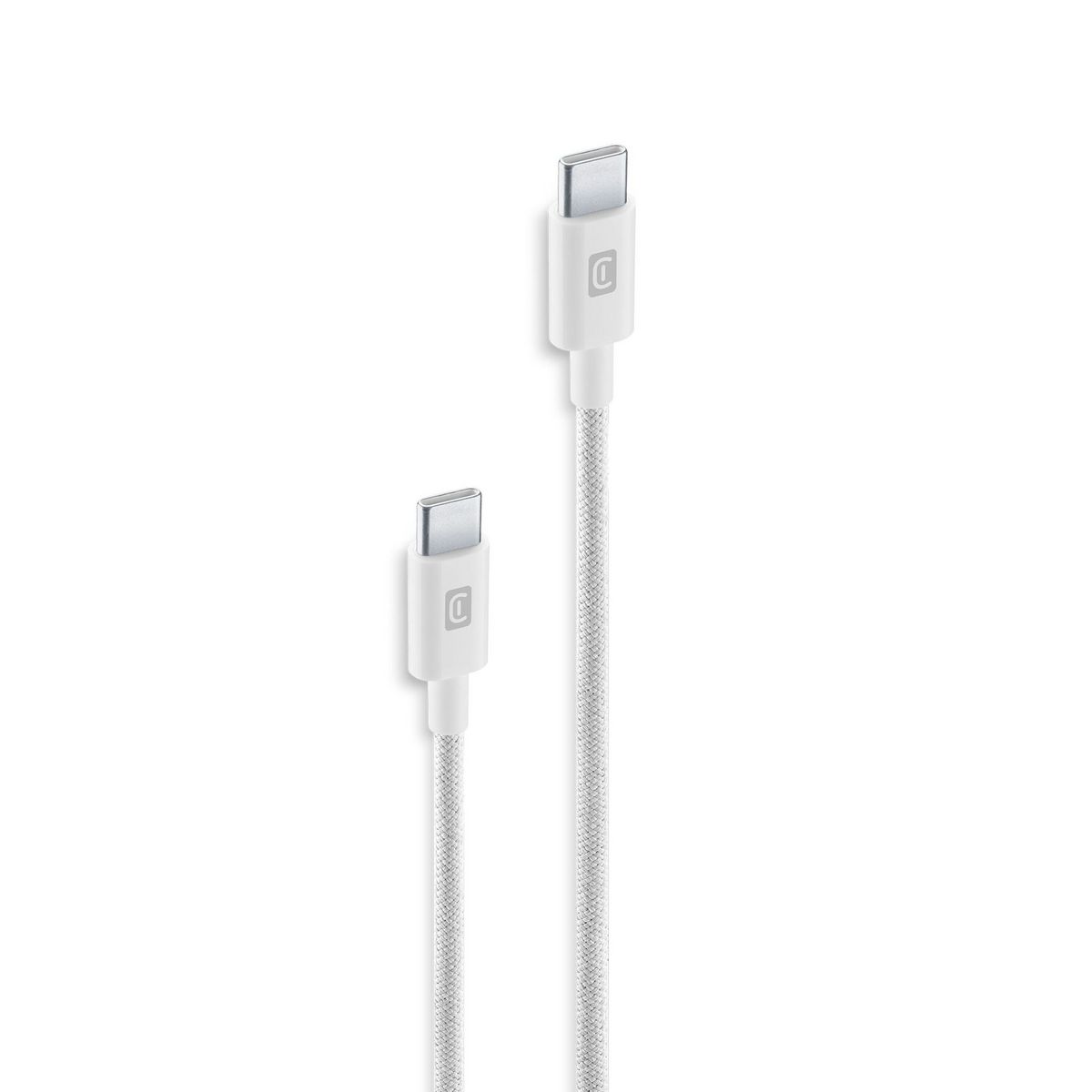 CELLULAR Câble de charge USB C/USB C 2.50m - Blanc