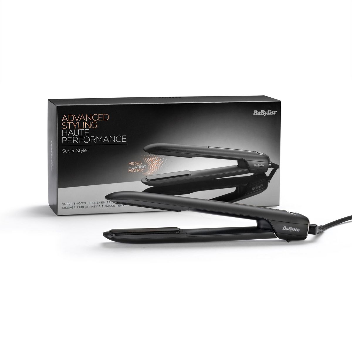 BABYLISS Lisseur professionnel ST485E - Noir