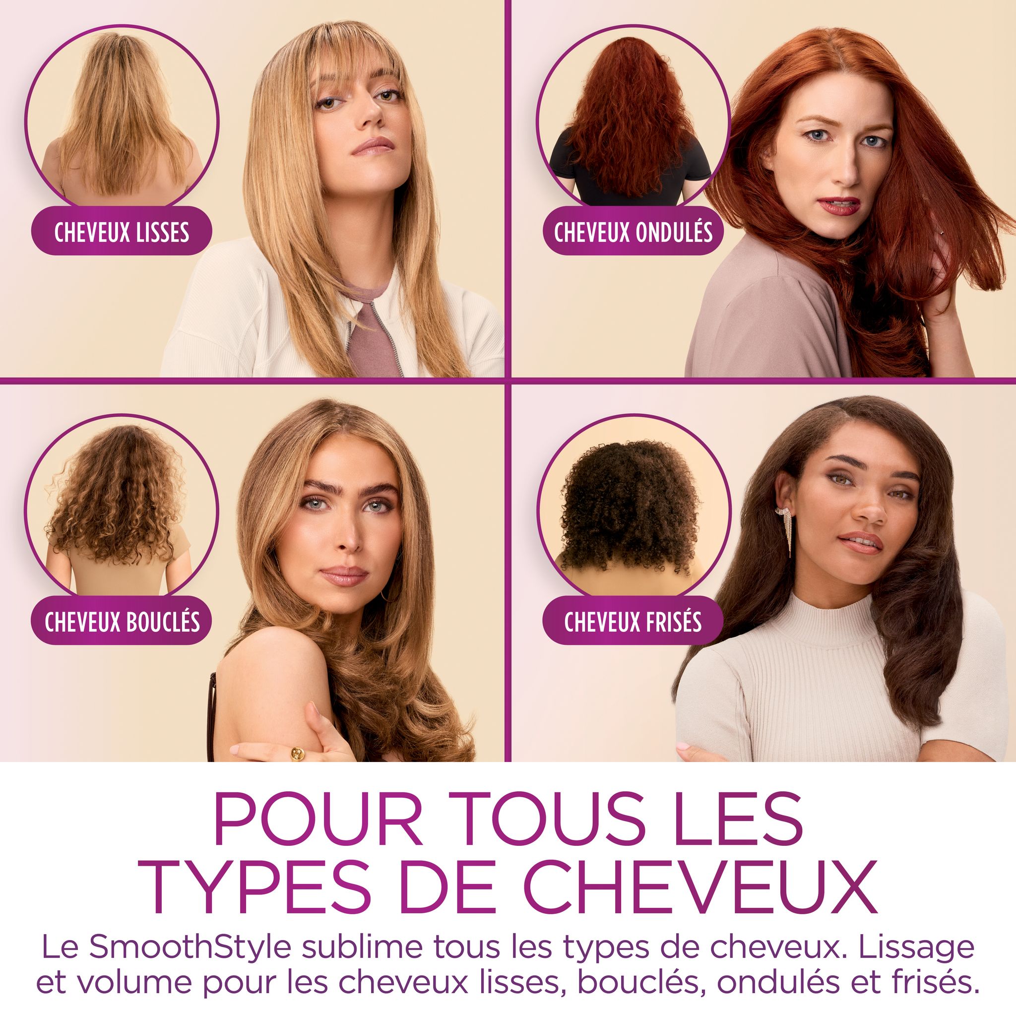 Voir la diapositive 10 : SHARK Brosse chauffante HT202EU - Blanc