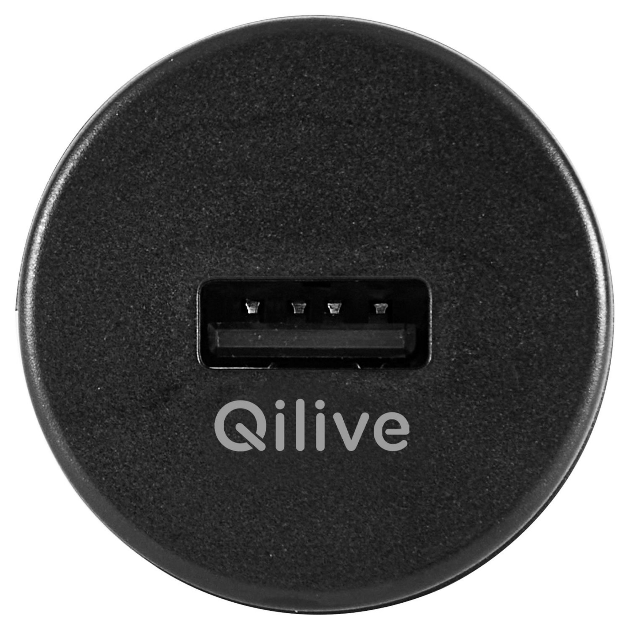 Voir la diapositive 3 : QILIVE Chargeur voiture USB 10W - Noir