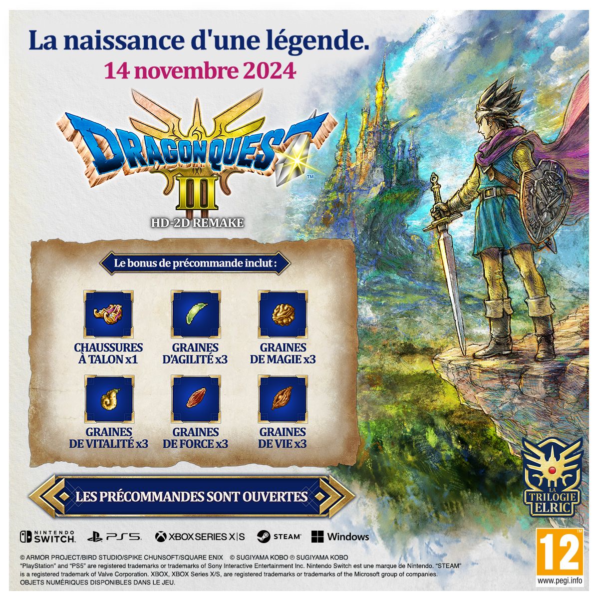 Dragon Quest III HD-2D Remake PS5
