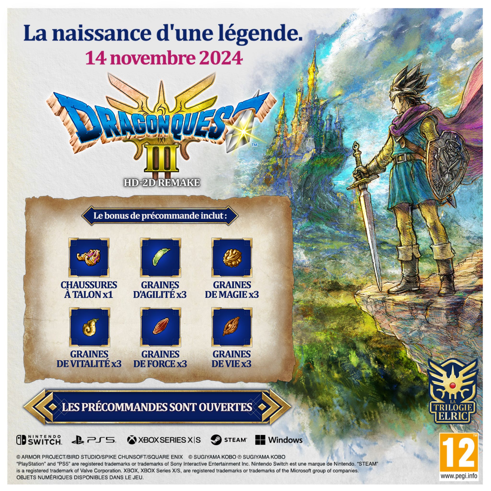 Voir la diapositive 8 : Dragon Quest III HD-2D Remake PS5