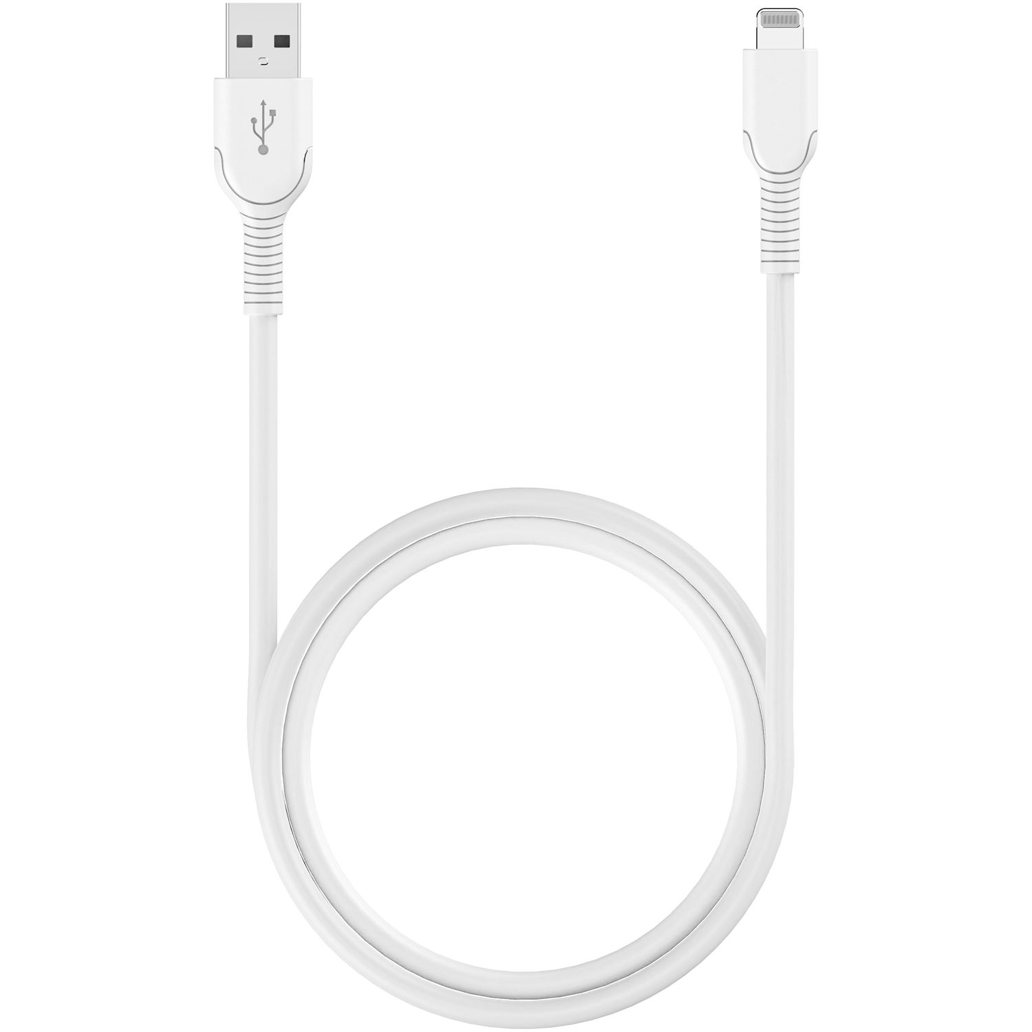Voir la diapositive 2 : QILIVE Câble USB A / Lightning MFI - Blanc
