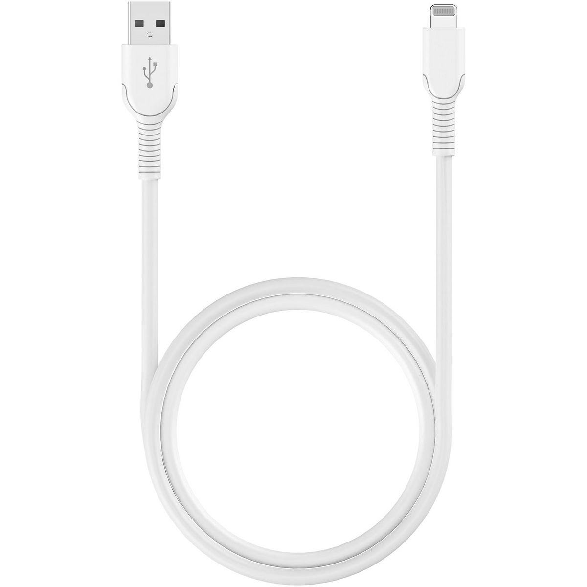 QILIVE Câble USB A / Lightning MFI - Blanc