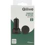 Voir la diapositive 4 : QILIVE Chargeur voiture USB C 15W - Noir