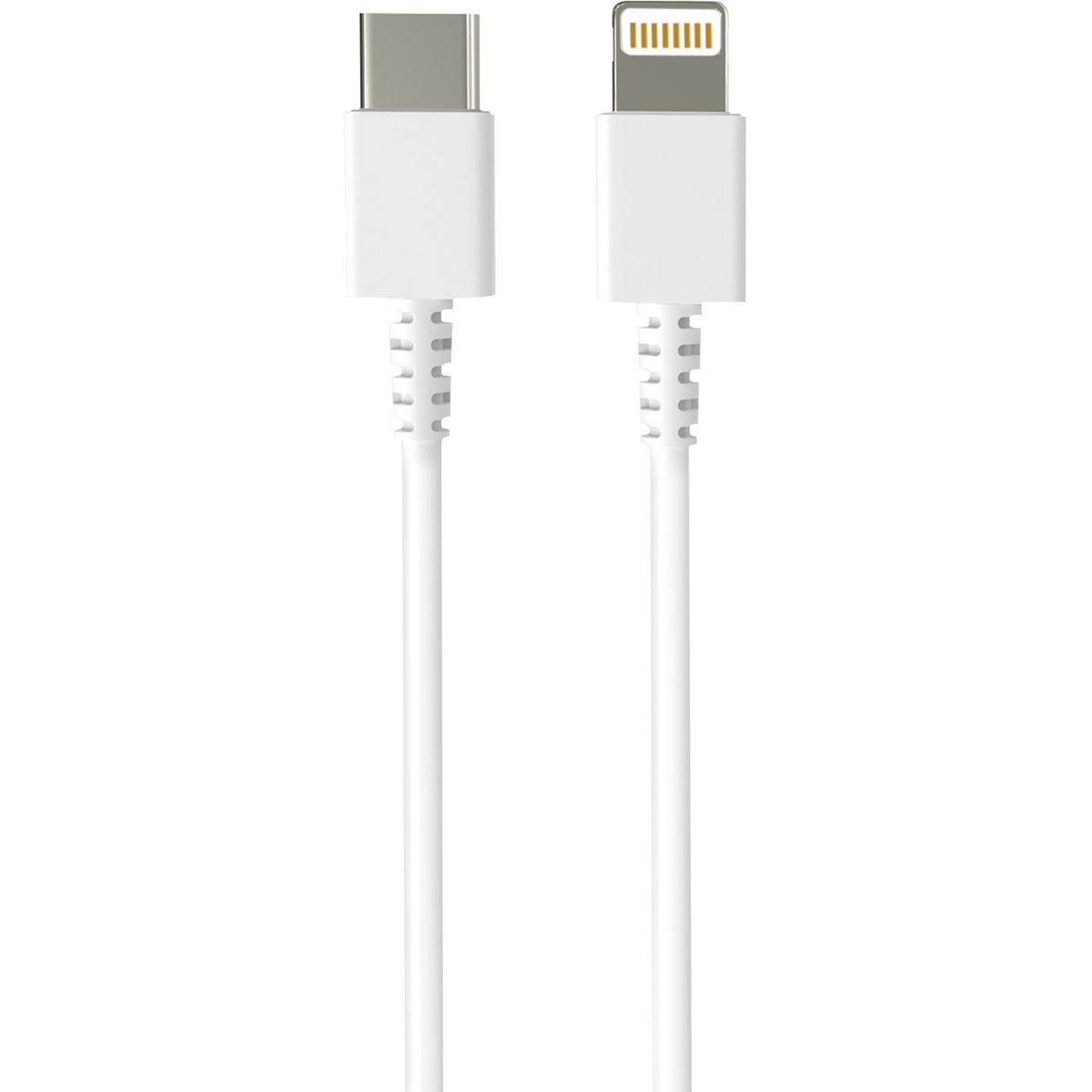 QILIVE Câble USB C / Lightning MFI  - Blanc