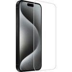 QILIVE Verre trempé pour Apple iPhone 15/15Pro/16 - Transparente 