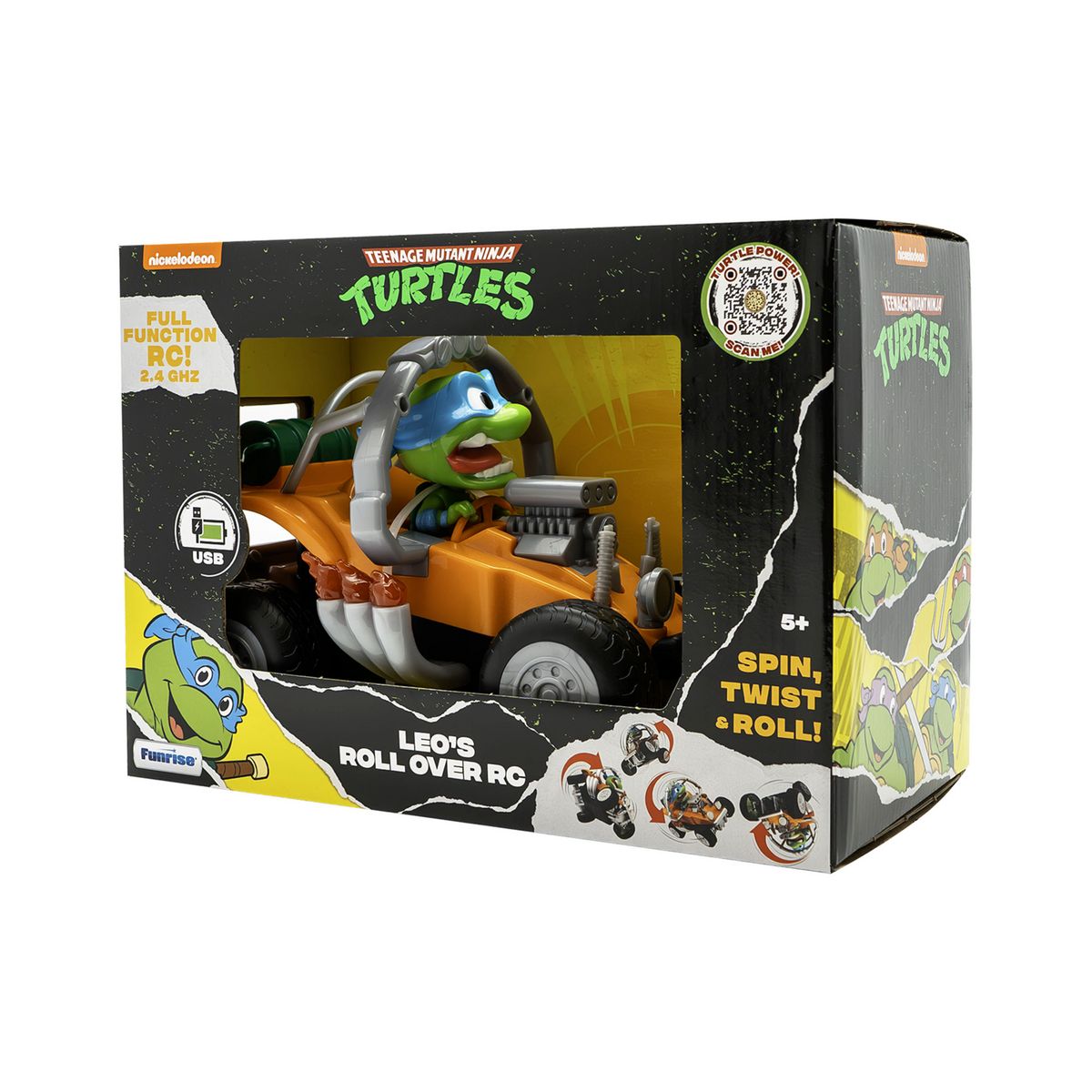 FUNRISE Voiture Cascade RC Teenage Mutant Ninja Turtle