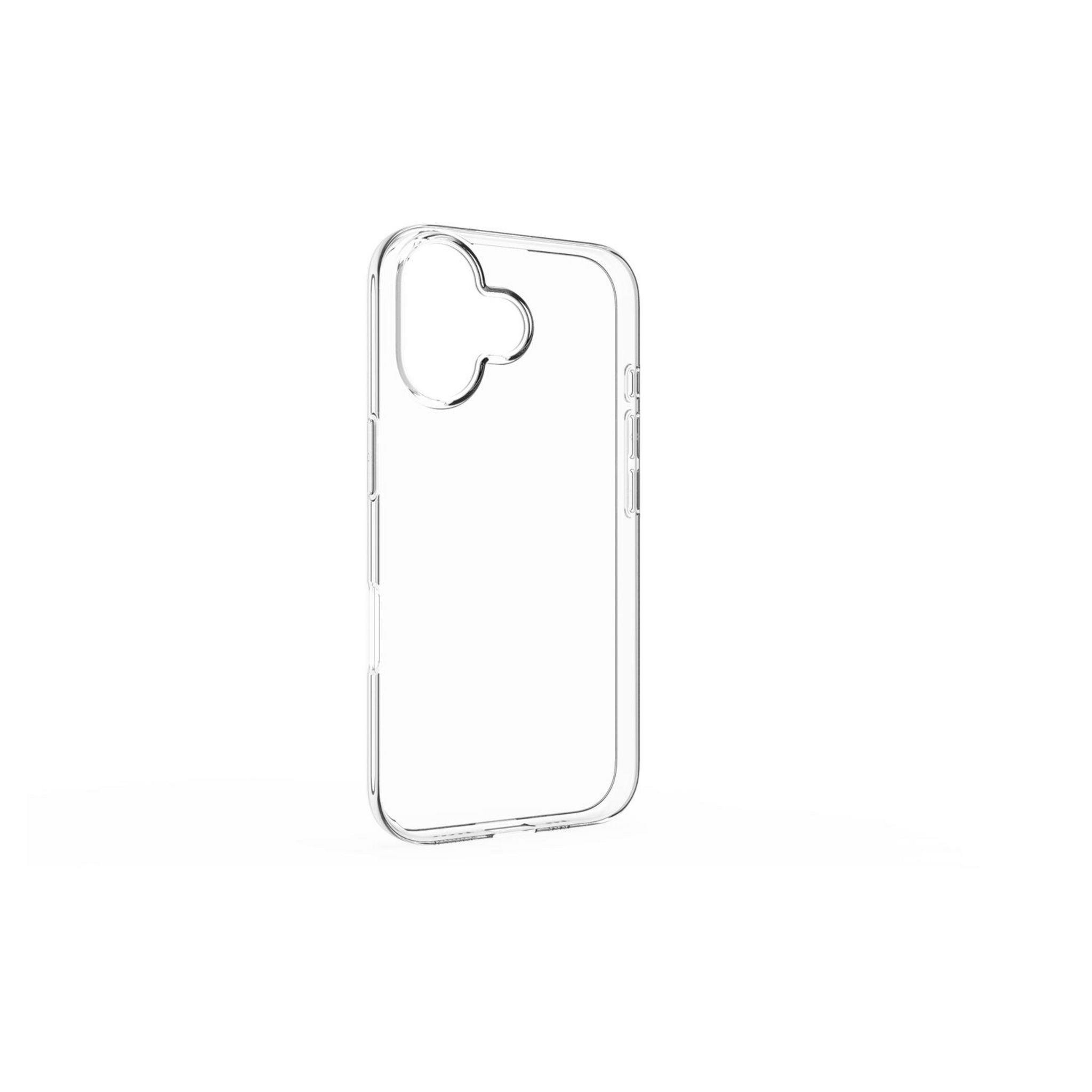 Voir la diapositive 2 : QILIVE Coque plastique pour Apple iPhone 16 - Transparente