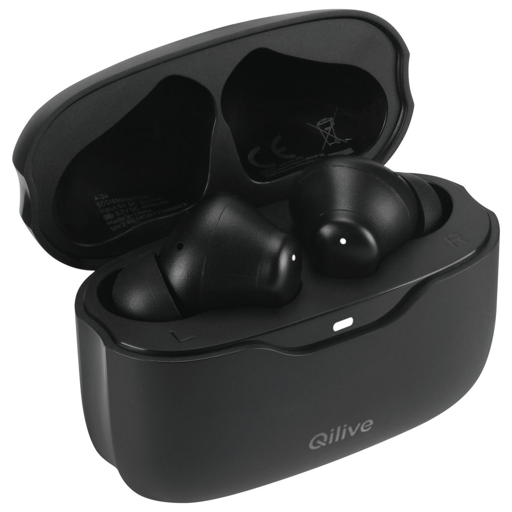 Voir la diapositive 4 : QILIVE Écouteurs TWS ANC Q1861 - Noir