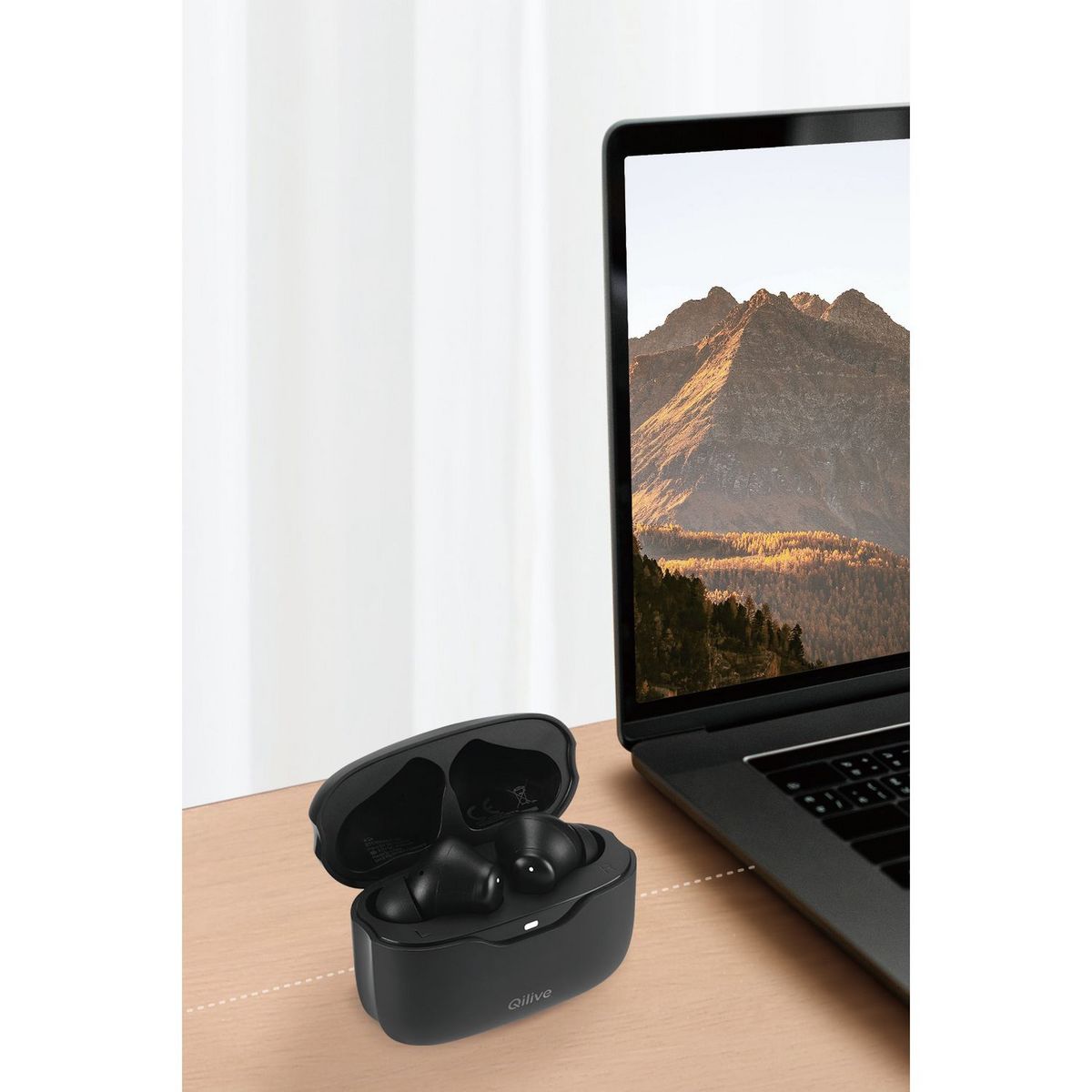 QILIVE Écouteurs TWS ANC Q1861 - Noir
