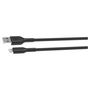 Voir la diapositive 3 : QILIVE Charge voiture USB 12W+câble USB A/Lightning - Noir