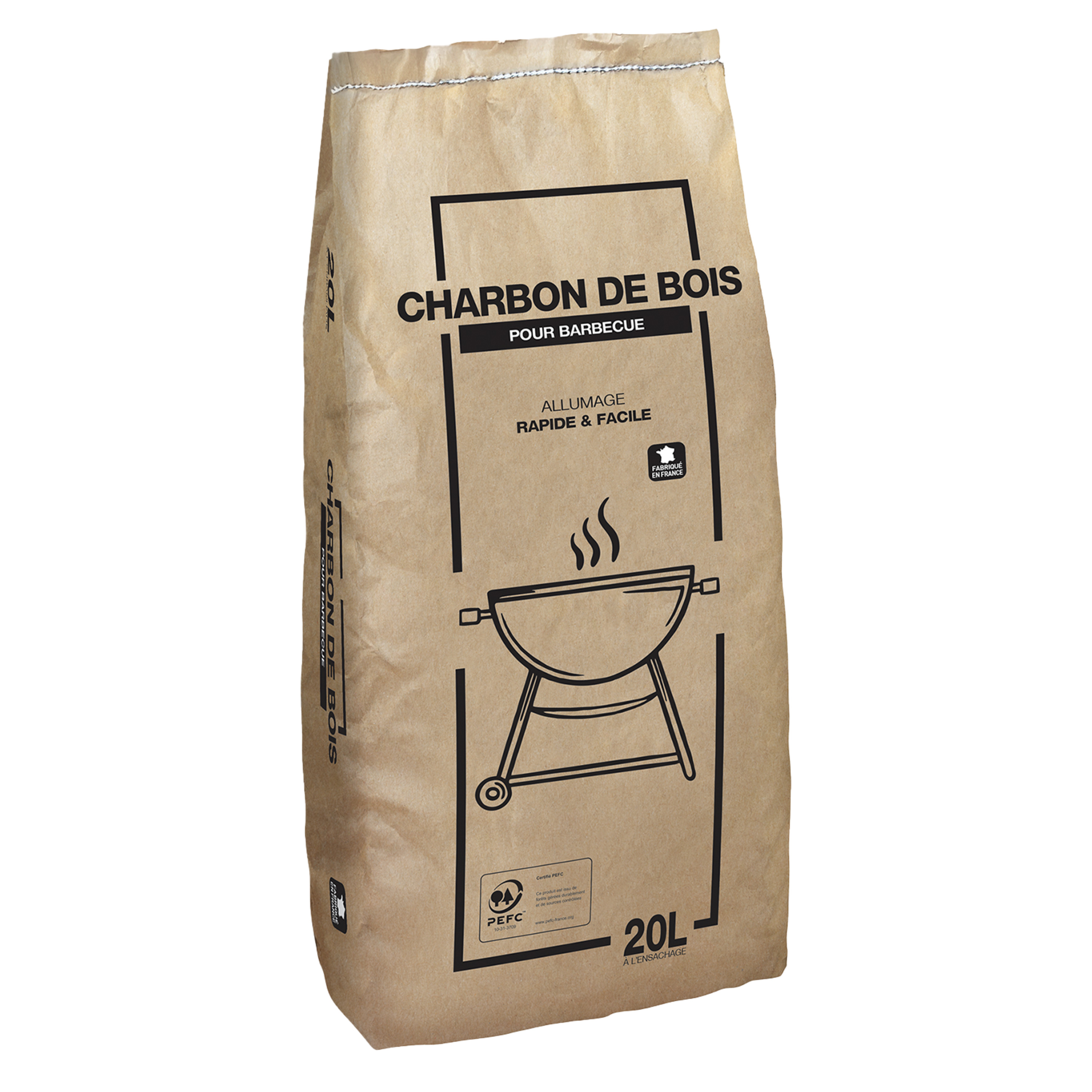 FLAMINO Charbon de bois 20 l