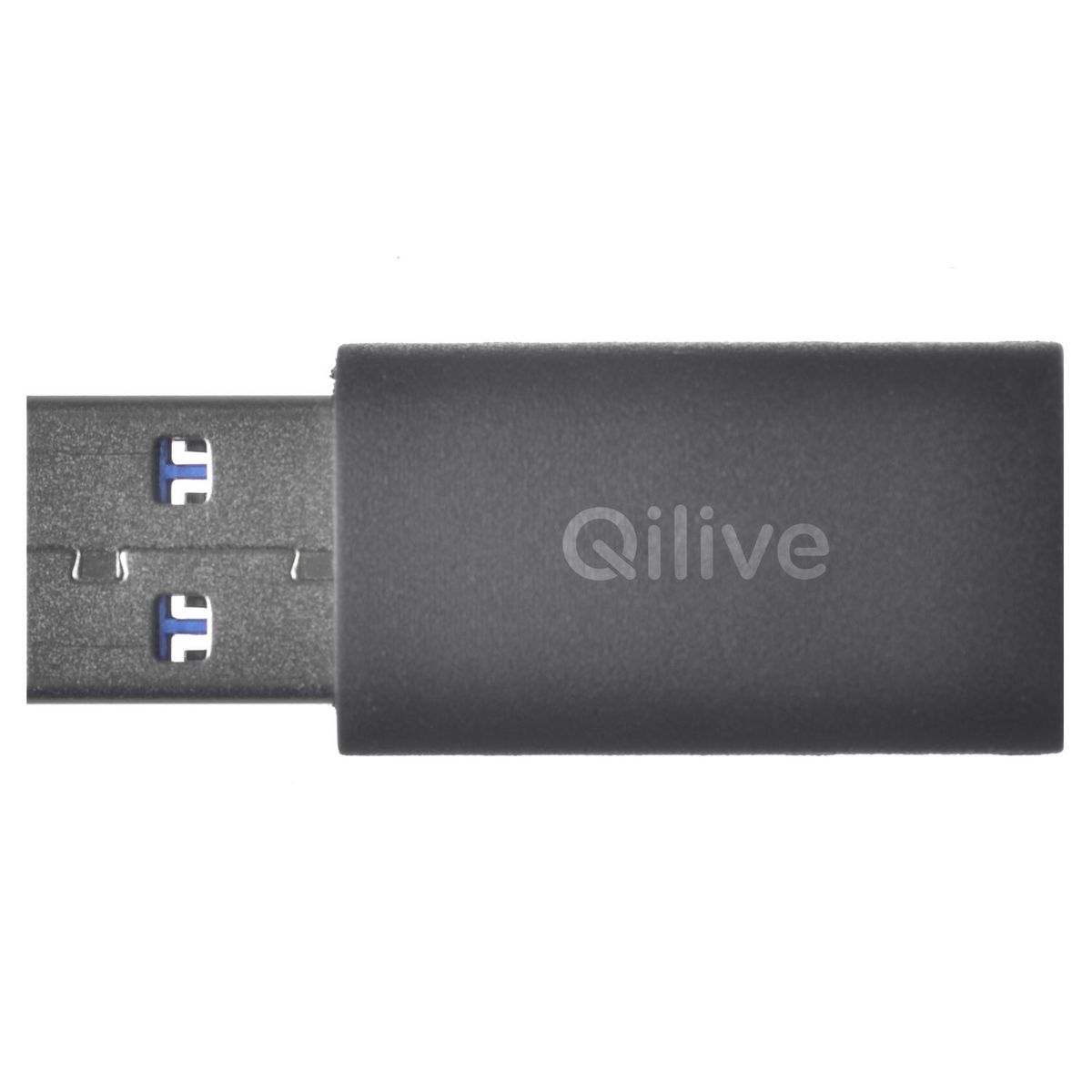 QILIVE Adaptateur USB A Mâle / USB C Femelle
