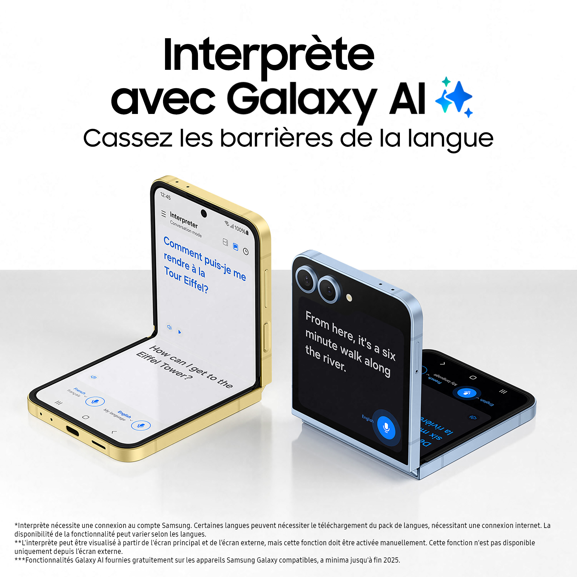 Voir la diapositive 5 : SAMSUNG Galaxy Z Flip6 512Go - Vert Mint