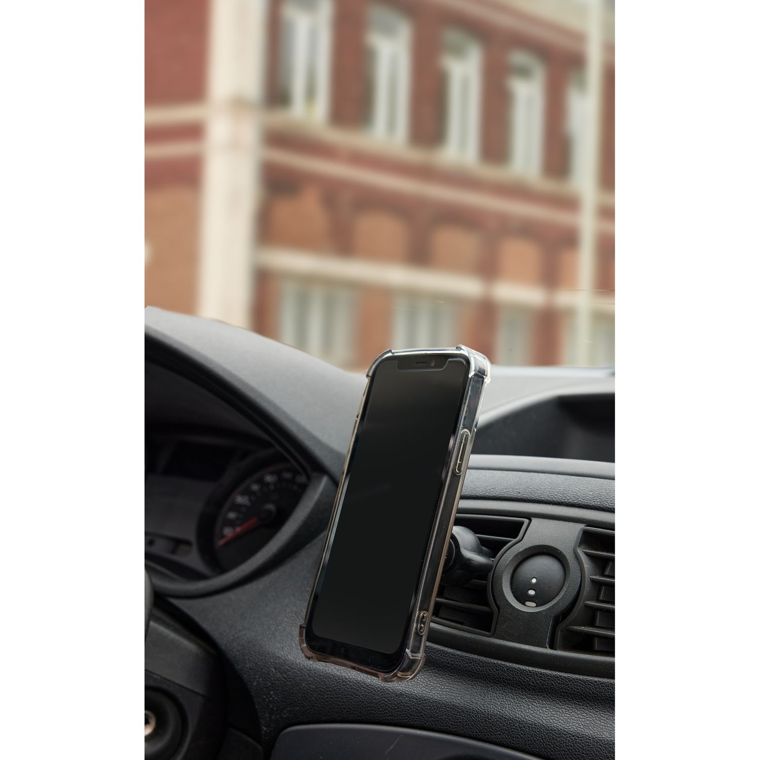 Voir la diapositive 3 : QILIVE Support voiture Magnétique/Grille d'aération