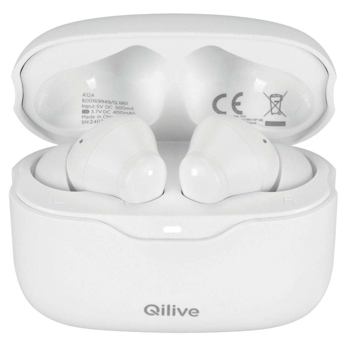 QILIVE Écouteurs TWS ANC Q1861 - Blanc