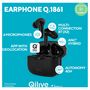 Voir la diapositive 11 : QILIVE Écouteurs TWS ANC Q1861 - Blanc