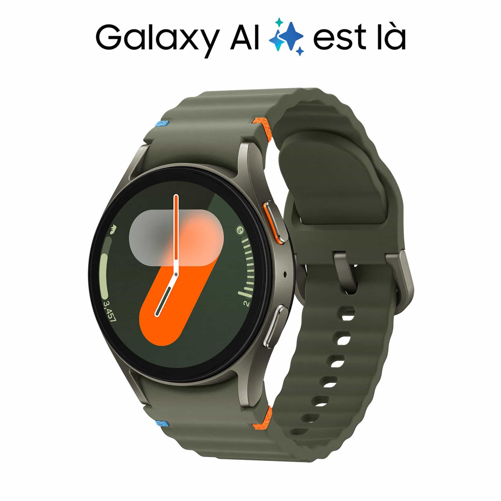 Voir la diapositive 2 : SAMSUNG Montre connectée Galaxy Watch 7 Bluetooth 40mm - Kaki
