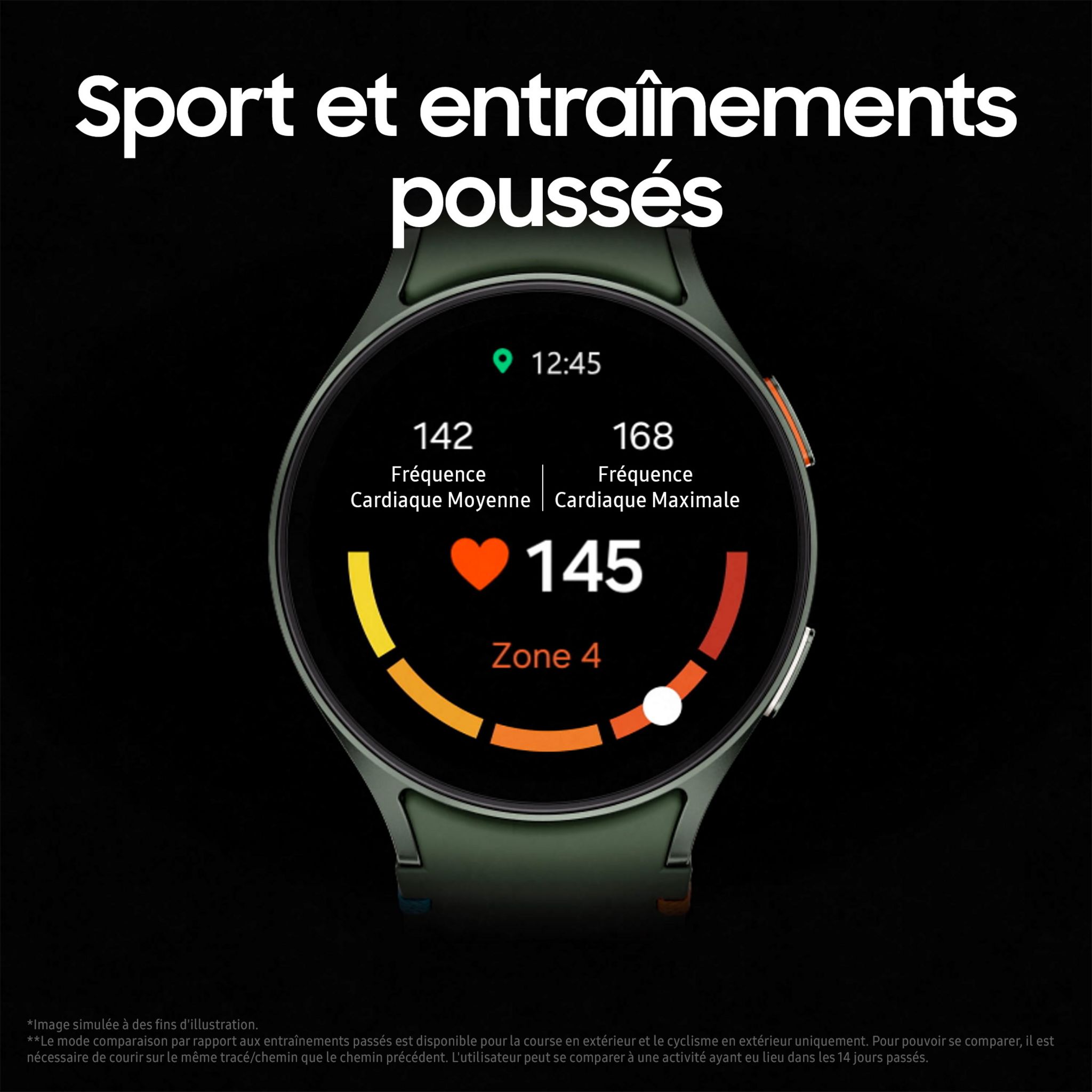 Voir la diapositive 7 : SAMSUNG Montre connectée Galaxy Watch 7 Bluetooth 40mm - Kaki