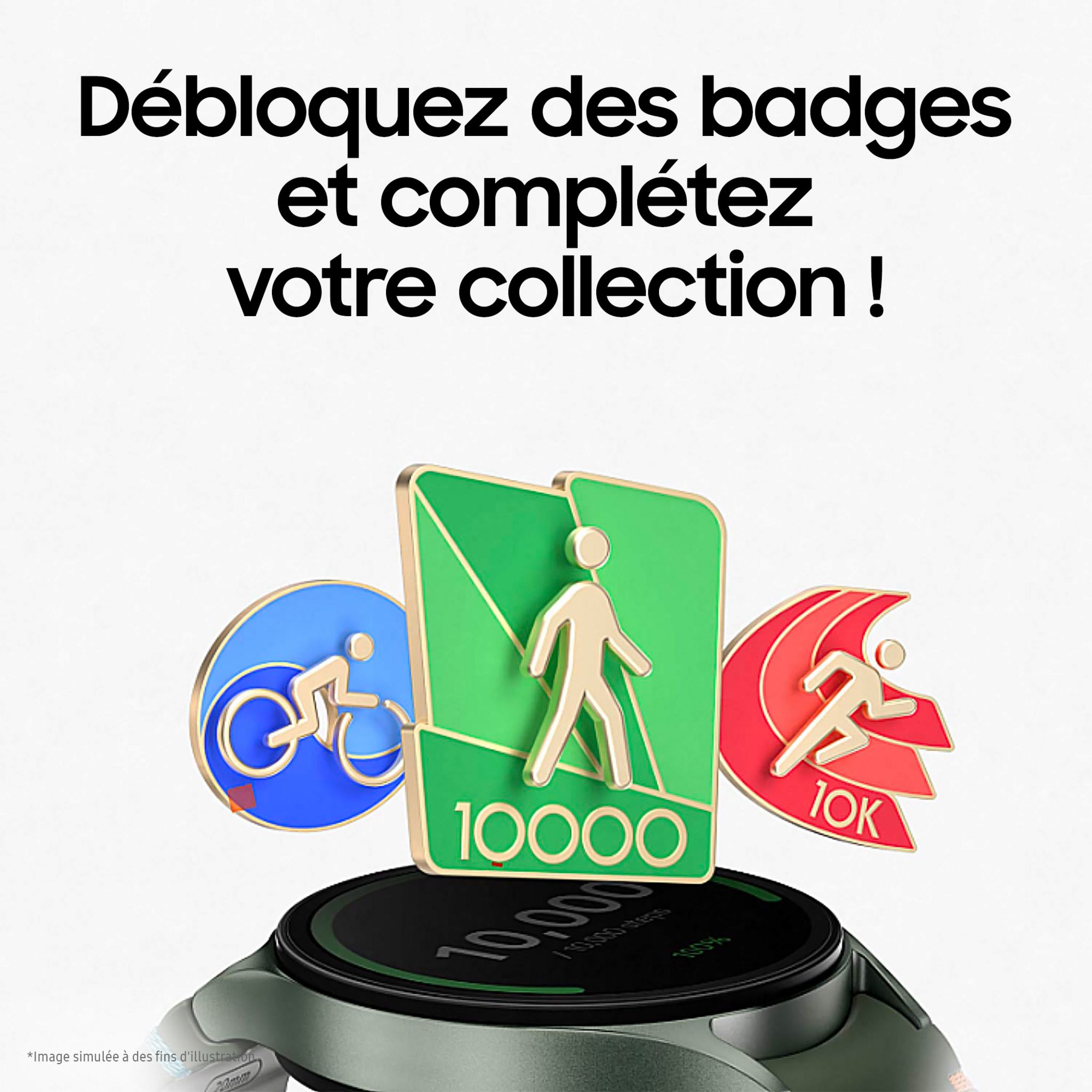 Voir la diapositive 8 : SAMSUNG Montre connectée Galaxy Watch 7 Bluetooth 40mm - Kaki