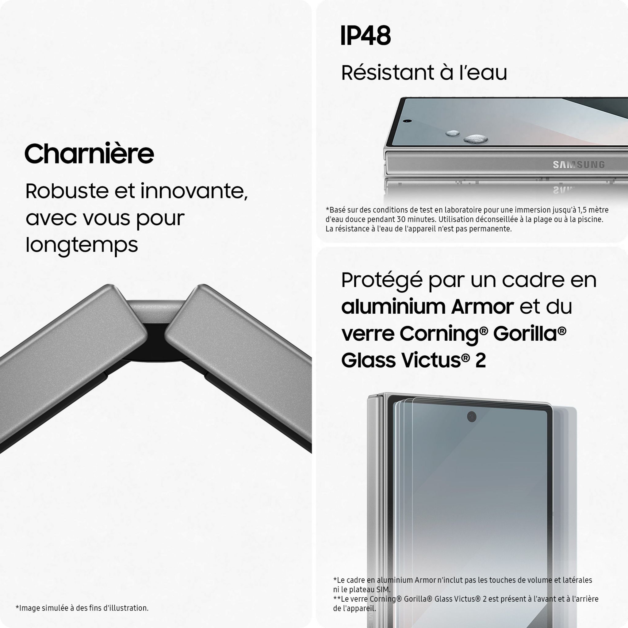 Voir la diapositive 7 : SAMSUNG Galaxy Z Fold6 512Go - Gris