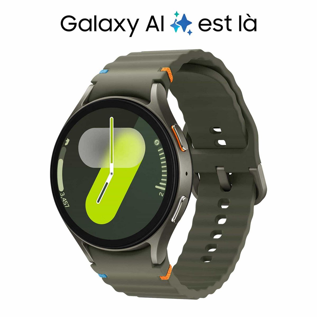 SAMSUNG Montre connectée Galaxy Watch 7 Bluetooth 44mm - Kaki
