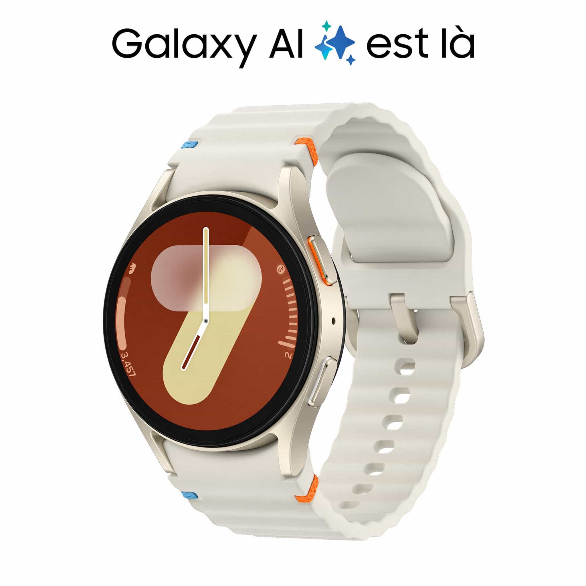 Voir la diapositive 2 : SAMSUNG Montre connectée Galaxy Watch 7 Bluetooth 40mm - Cream