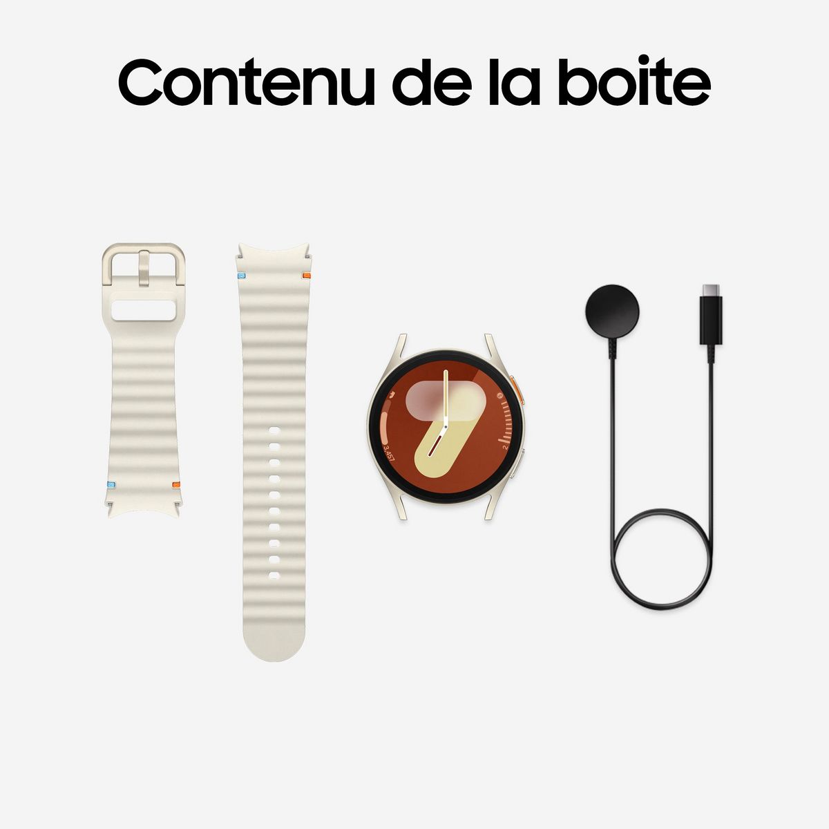 SAMSUNG Montre connectée Galaxy Watch 7 Bluetooth 40mm - Cream