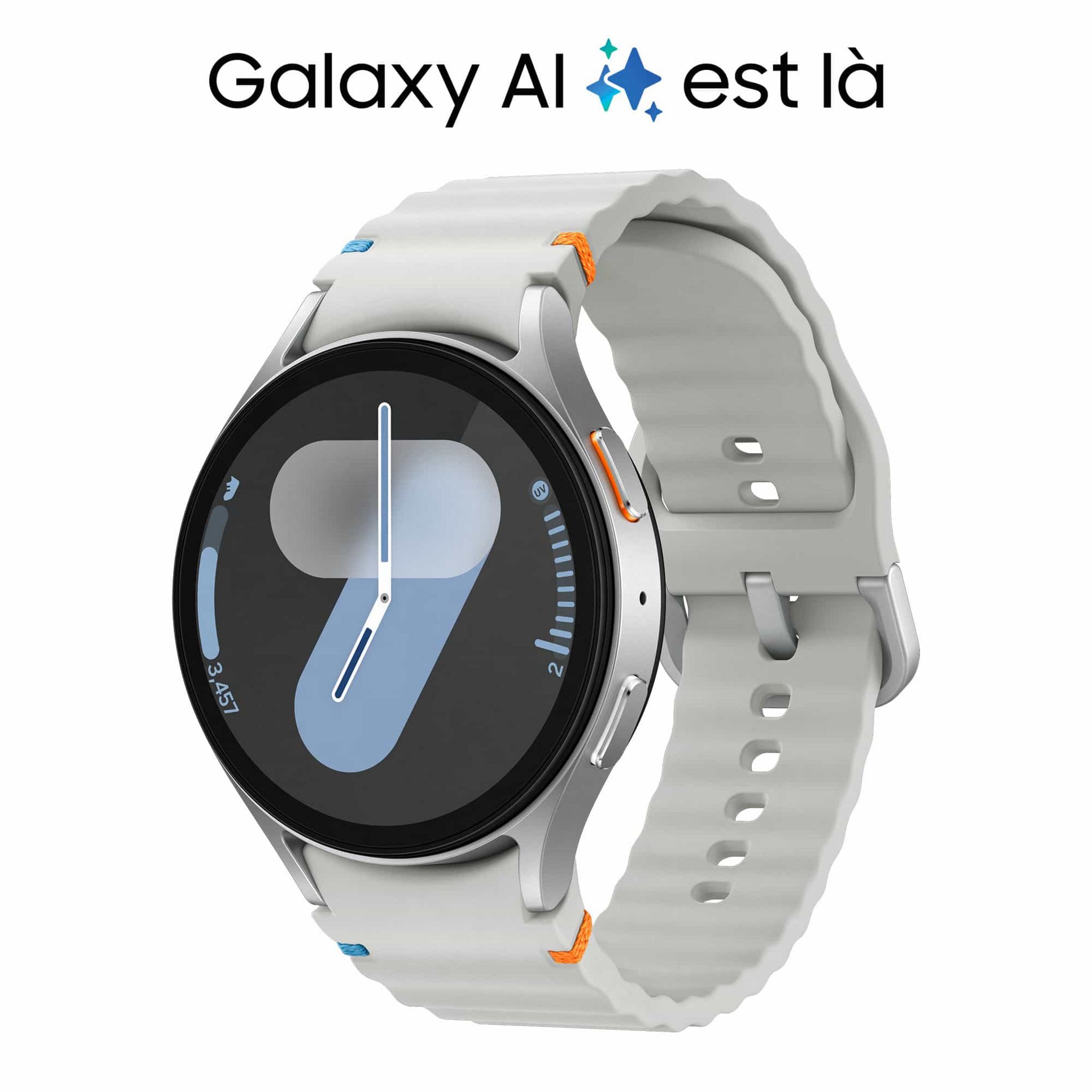 Voir la diapositive 2 : SAMSUNG Montre connectée Galaxy Watch 7 Bluetooth 44mm - Silver