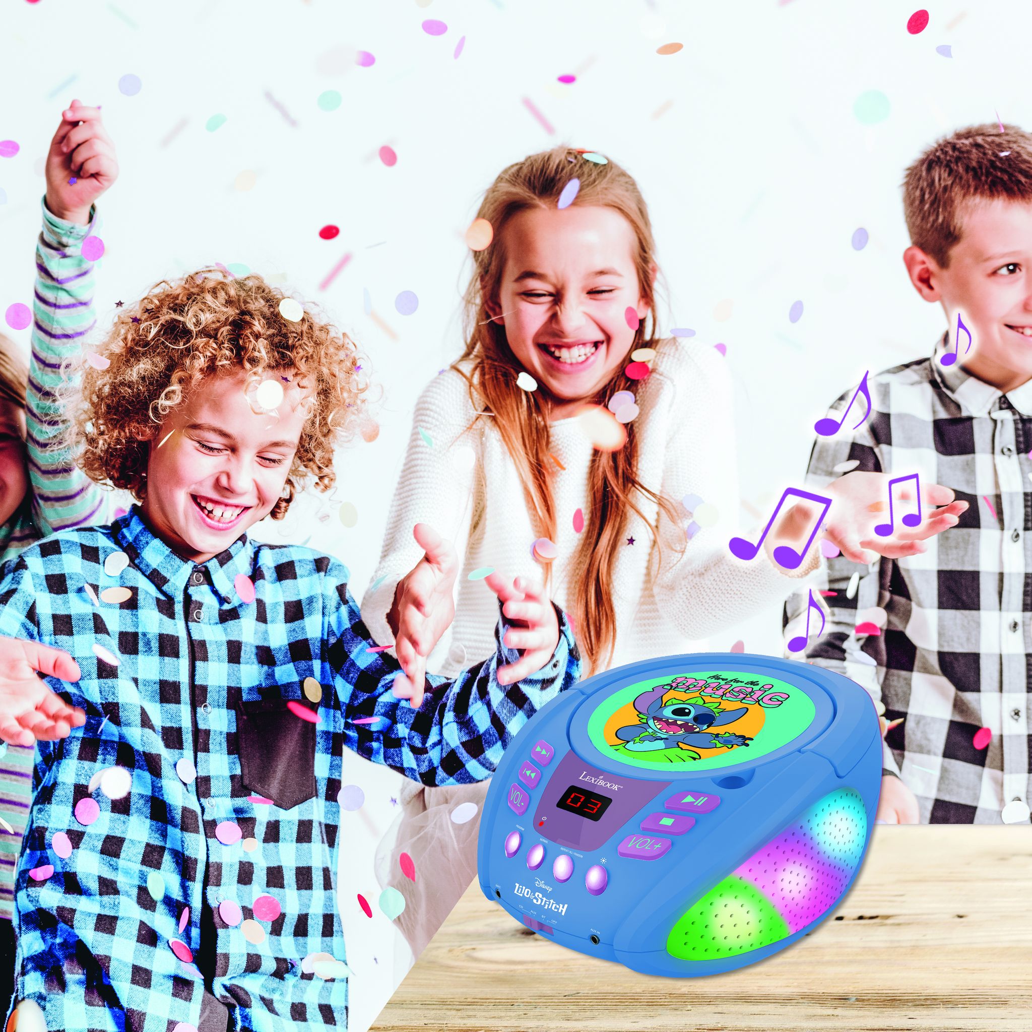 Voir la diapositive 5 : LEXIBOOK Radio CD 109D Stitch